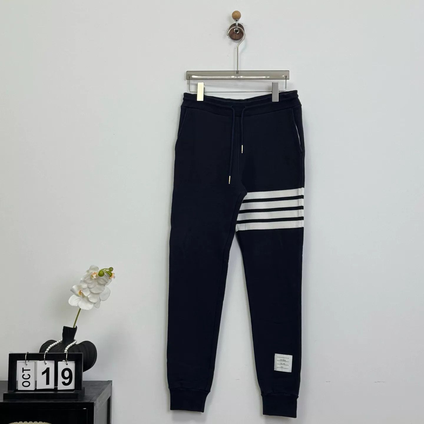Thom Browne Navy Stripe Trousers Size 1