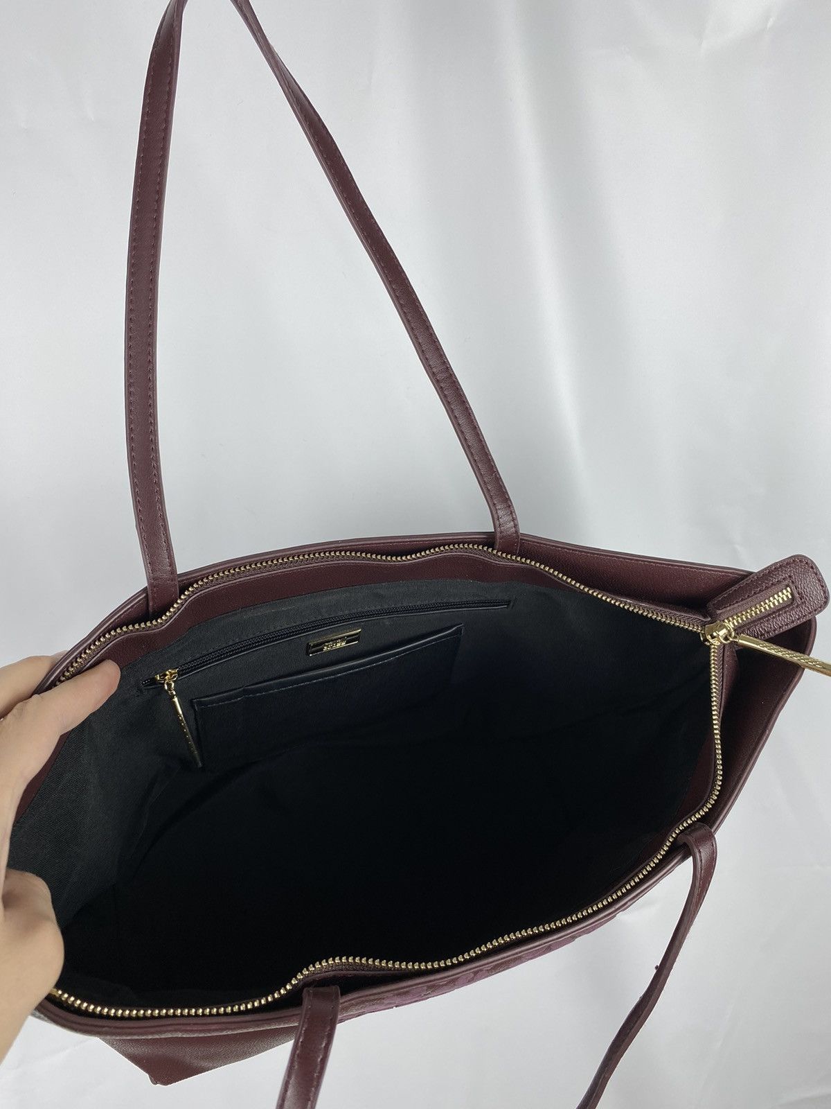 Cavalli Class Cavalli Class Large Tote Bag Bordeaux Size ONE SIZE - 12 Thumbnail