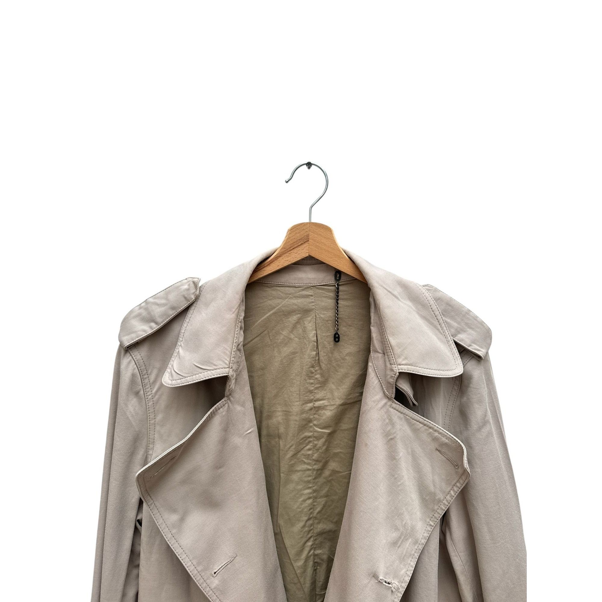 Sandro Tailored Beige Trench Coat Size US M / EU 48-50 / 2 - 3 Thumbnail