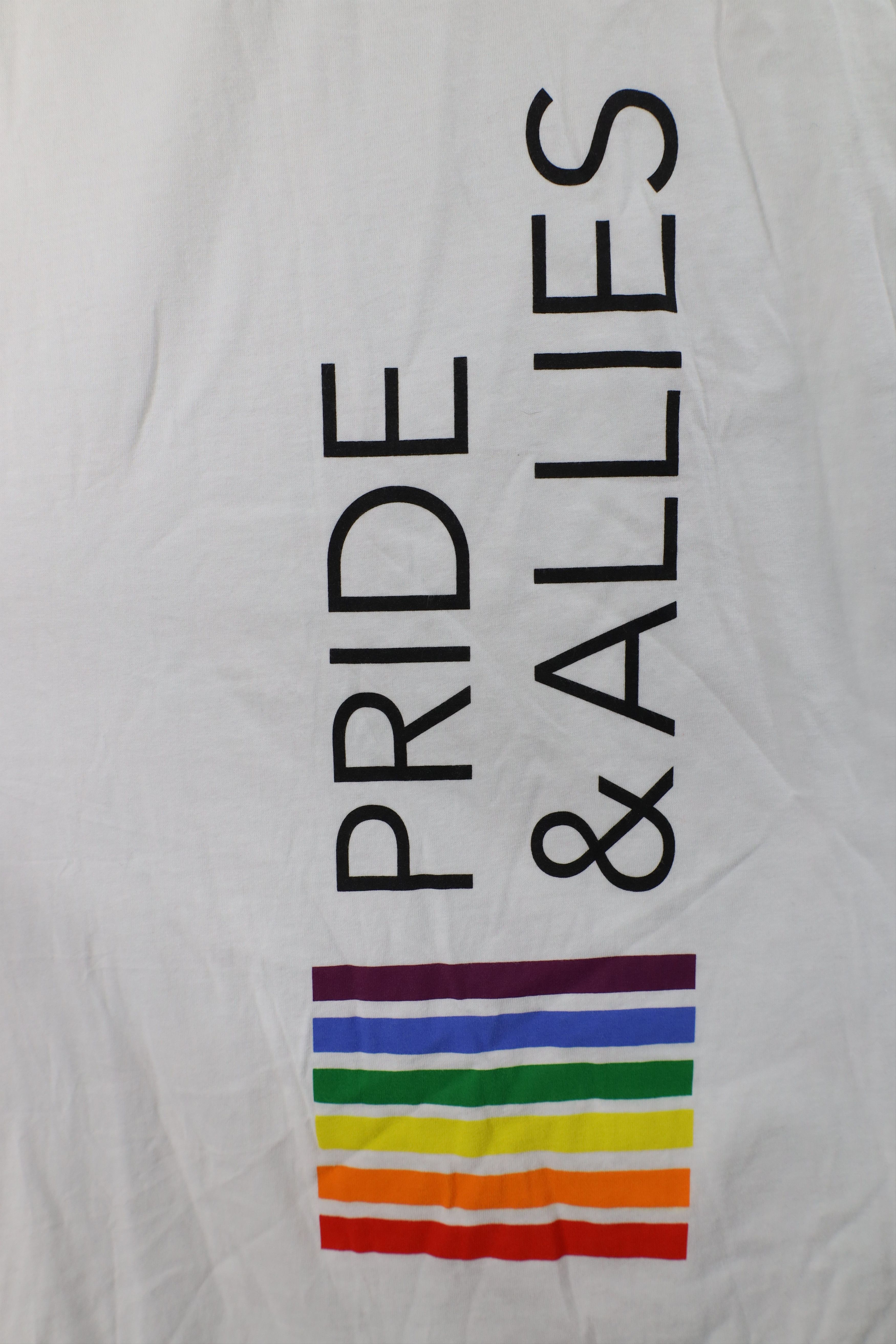 Vintage Stanley Black & Decker Allies Rainbow Gay T-Shirt White Size M / US 6-8 / IT 42-44 - 6 Thumbnail