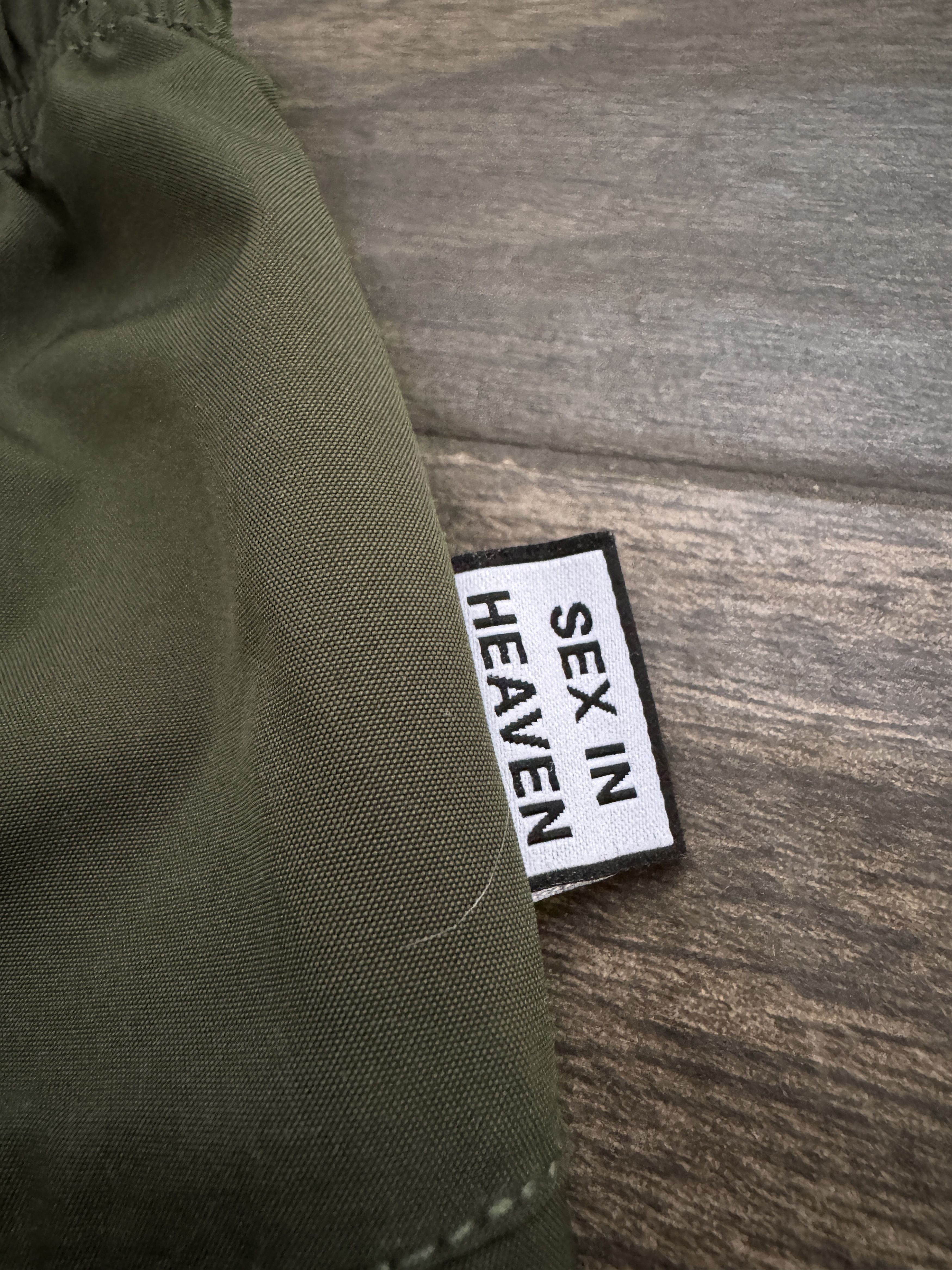 Pleasures Pleasures Sex in Heaven Blackout Hiking Pants Olive Size US 32 / EU 48 - 4 Thumbnail