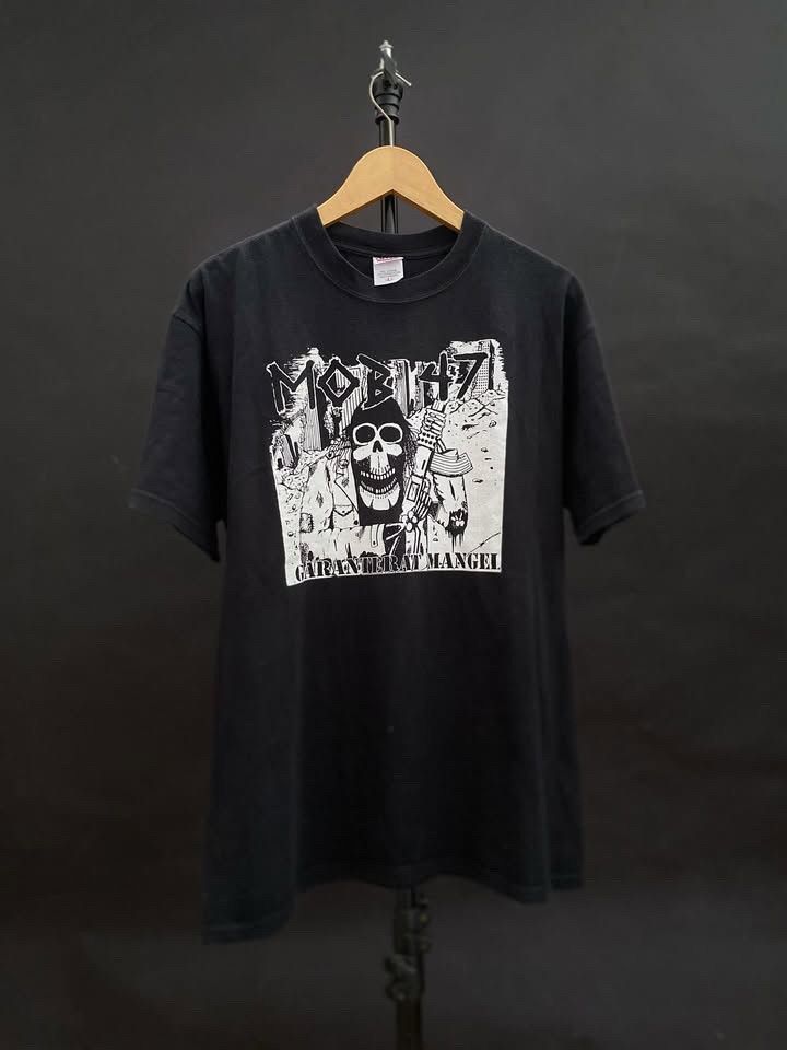 Band Tees × Vintage Vintage Rare Mob 47 Hardcore Punk Band Tee Size US L / EU 52-54 / 3 - 1 Thumbnail