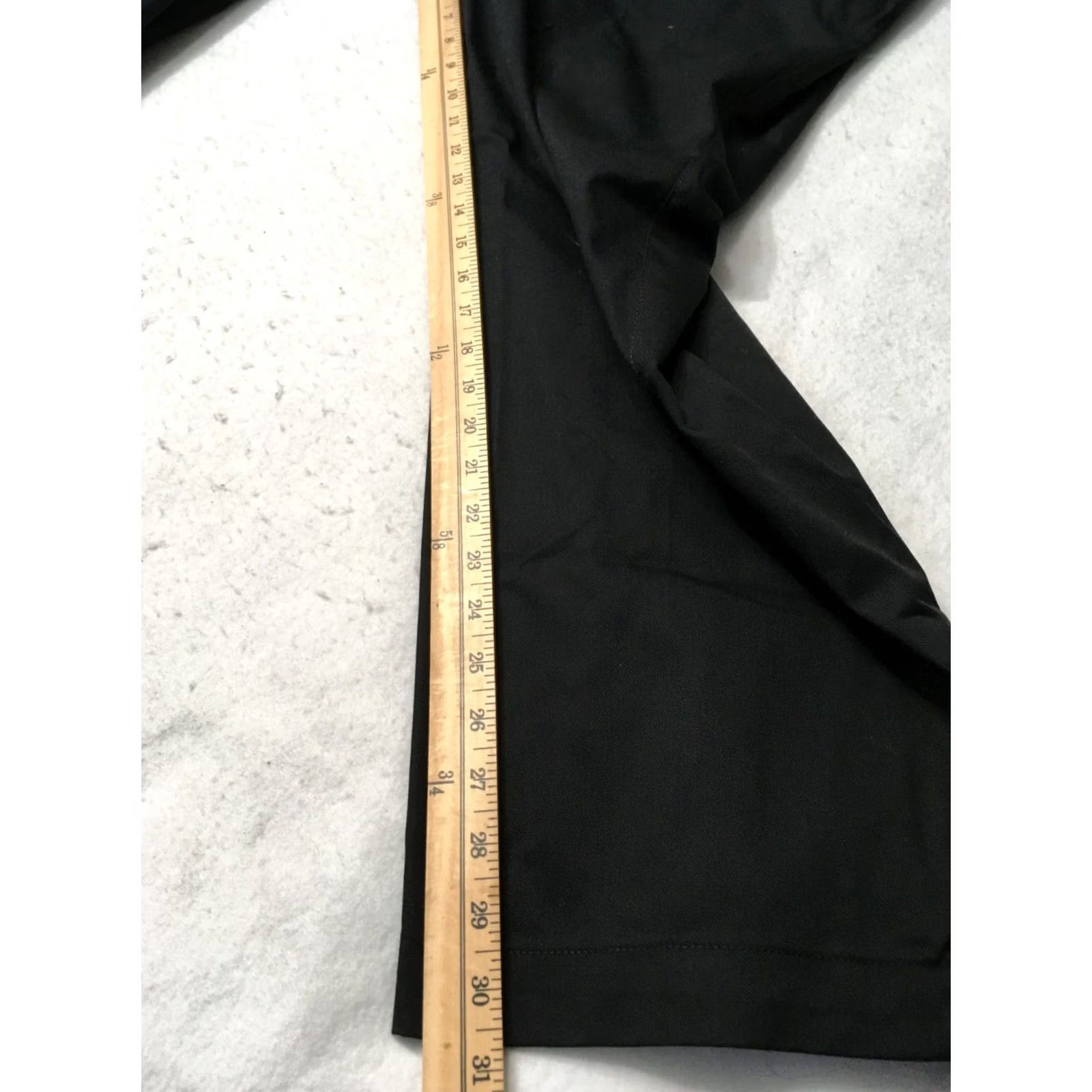 Vintage Tesla Pants Men's Size 42 X 30 Black Flat Front Chino Work Uniform Size US 42 / EU 58 - 4 Thumbnail