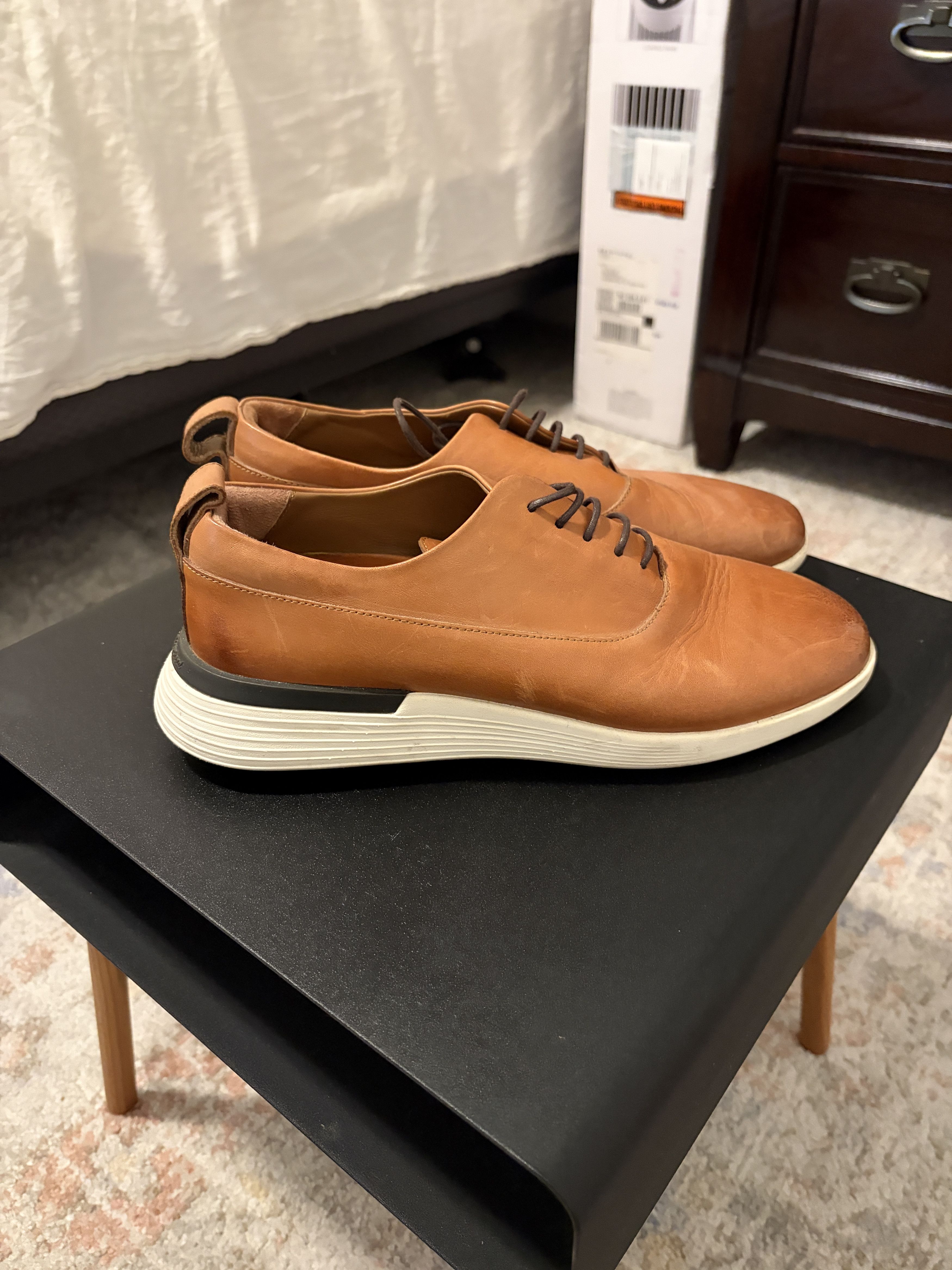 Wolf & Shepherd Crossover Longwing shoes in honey or brown Size US 8.5 / EU 41-42 - 1 Thumbnail