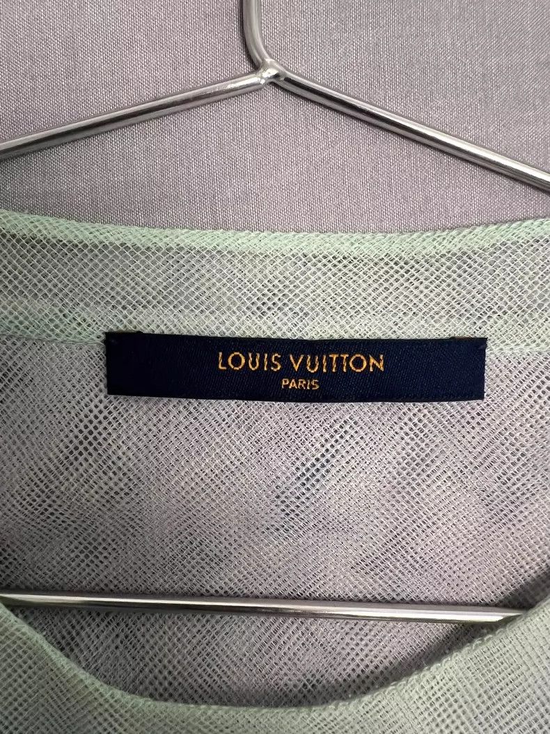 Louis Vuitton Louis Vuitton Silk yarn organza round collar casual short s Size US L / EU 52-54 / 3 - 3 Thumbnail