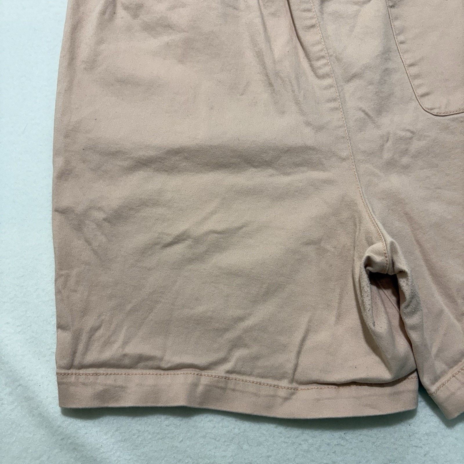 Pacsun Pacsun Large Cotton Textured Volley Shorts Drawstring Pink Size US 36 / EU 52 - 15 Thumbnail