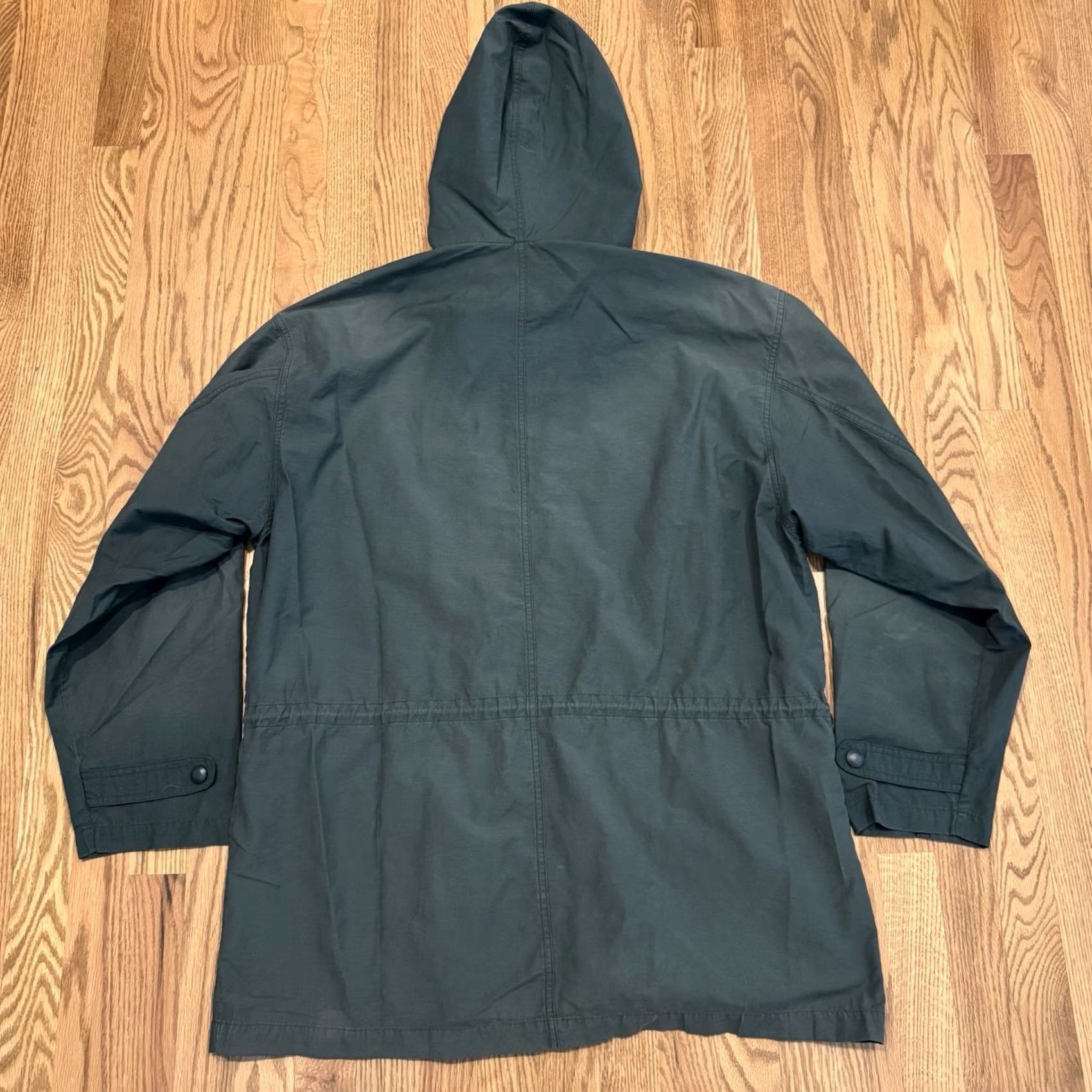 J.Crew VINTAGE J.CREW Jacket Parka Hooded Snap XL Men Green Cotton Nylon Oarsman Vintage Size US XL / EU 56 / 4 - 6 Thumbnail