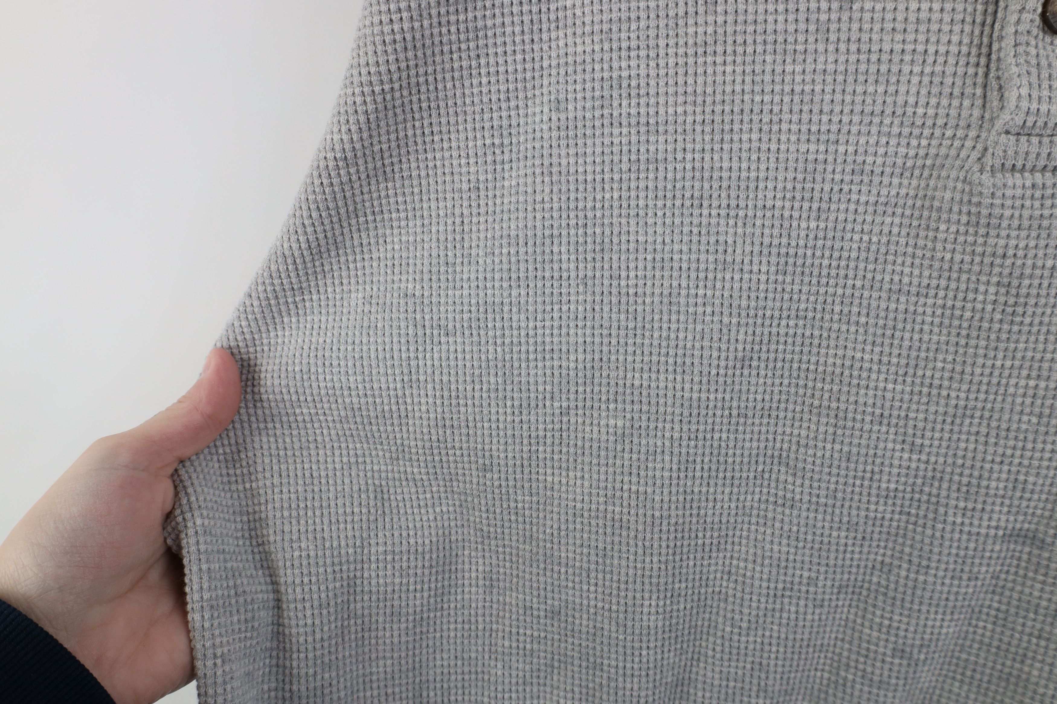 Eddie Bauer Vintage 90s Eddie Bauer Knit Long Sleeve Henley T-Shirt Size US XL / EU 56 / 4 - 5 Thumbnail