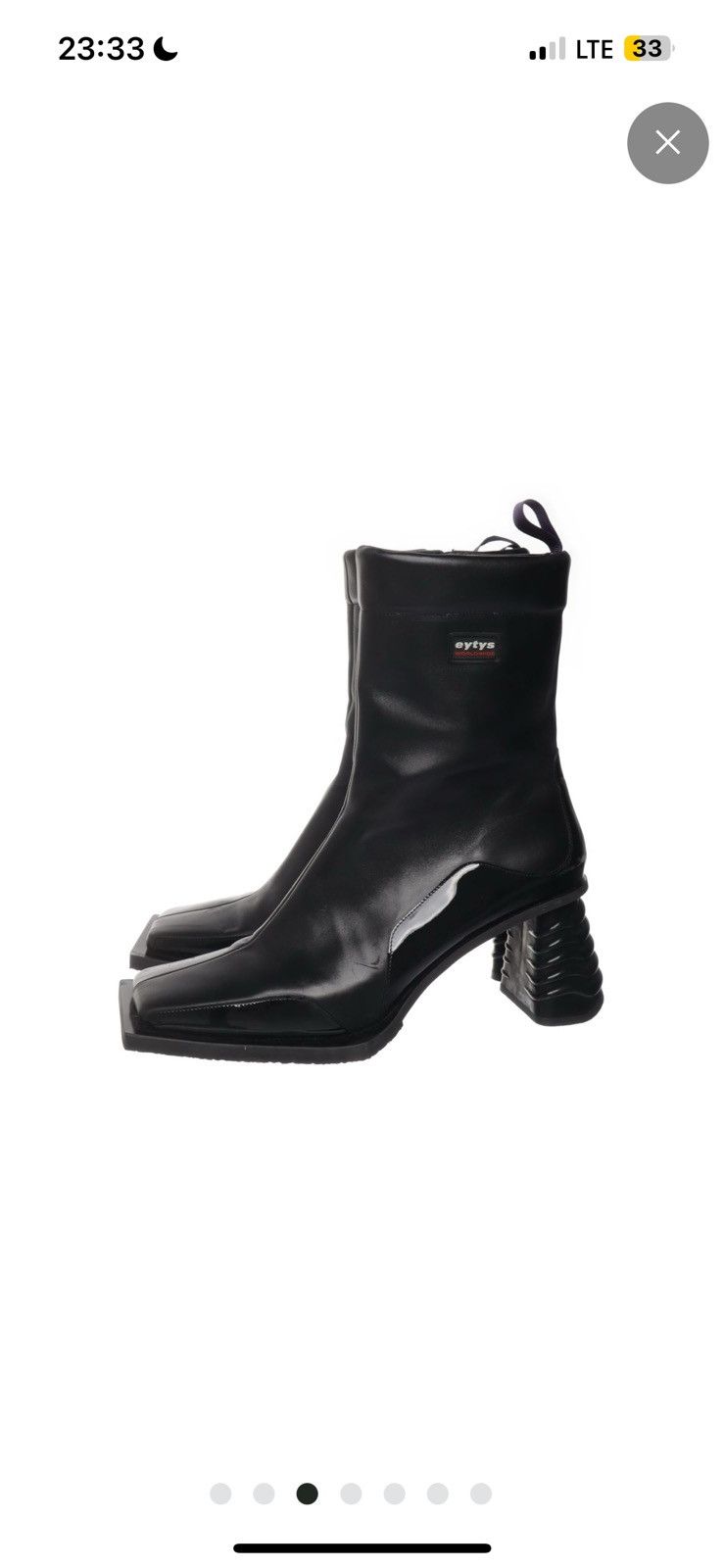 image of Eytys Gaia Boots in Black, Men's (Size 10)