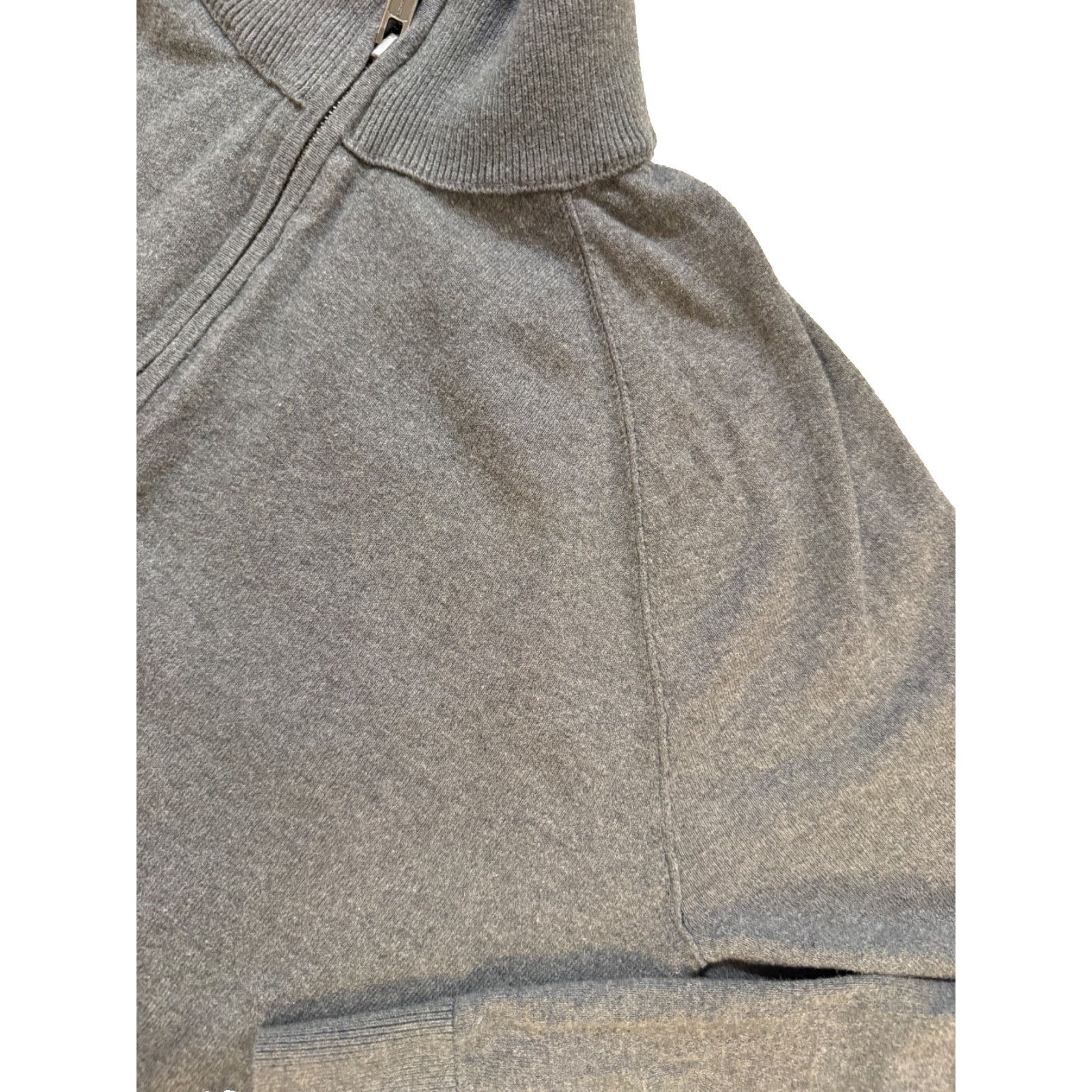 Gap Vintage GAP Sweater Mens Medium Half Zip Gray Pullover Size US M / EU 48-50 / 2 - 6 Thumbnail