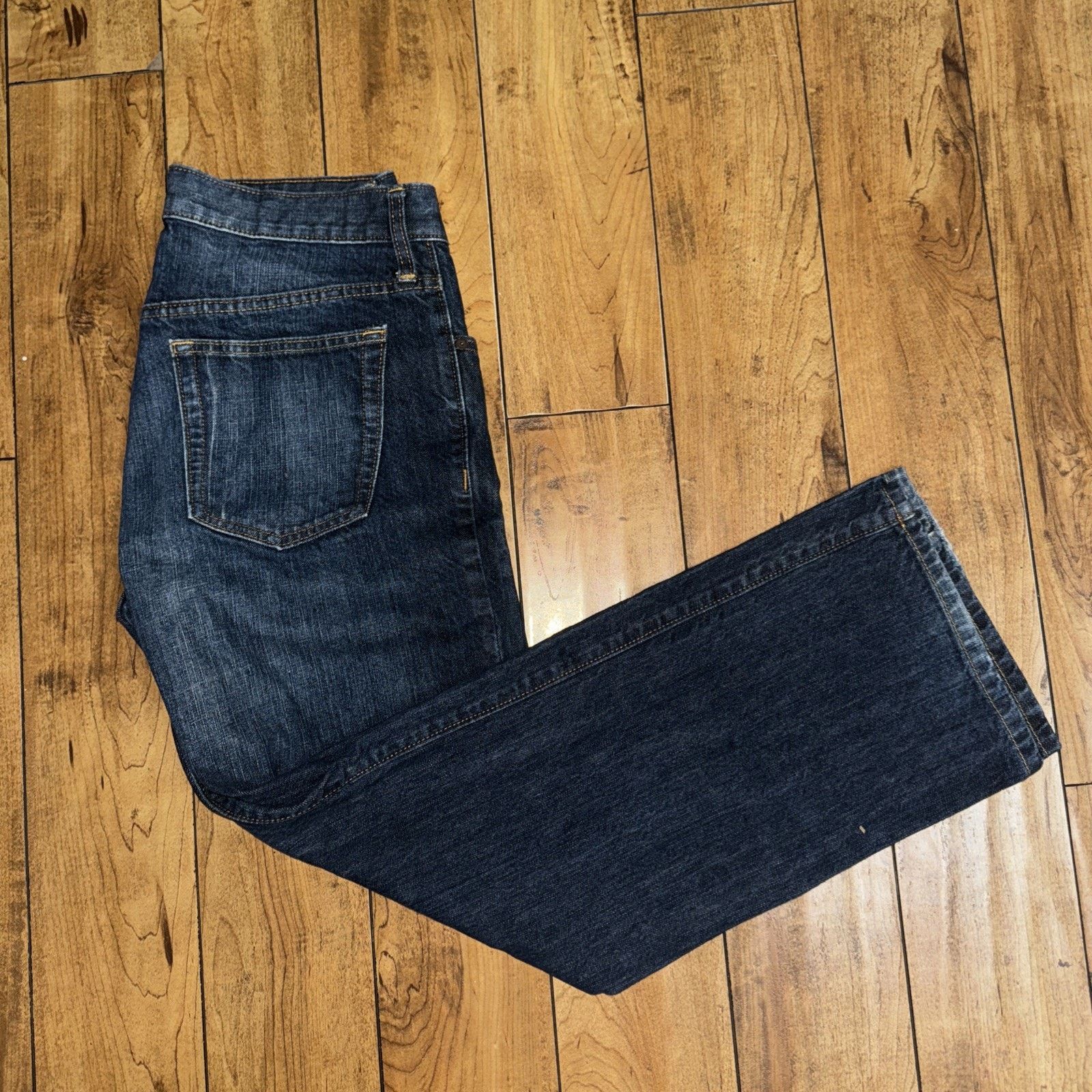 Old Navy × Vintage Old Navy Famous Jeans Red Line Raw Denim Blue 32x30 Size US 32 / EU 48 - 1 Thumbnail