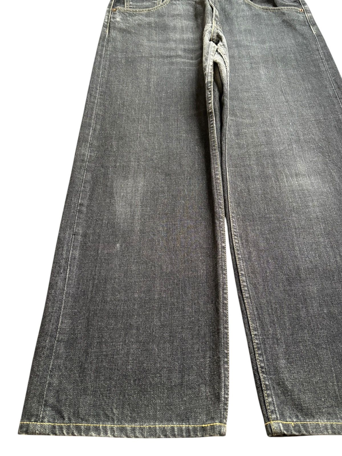 LVC × Levi's × Levi's Vintage Clothing Vintage 90s Levis 503 Black Loose Baggy Jeans Size US 36 / EU 52 - 6 Thumbnail