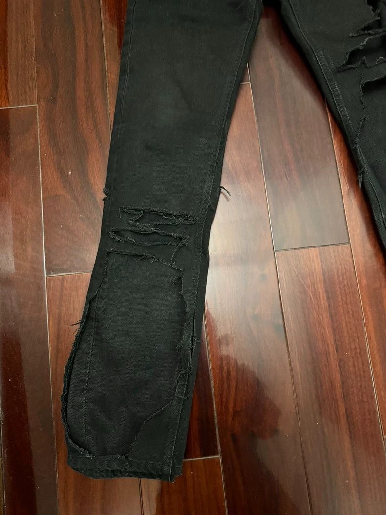Raf Simons Raf Simons Destroyed Denim Pants-2506 Size US 28 / EU 44 - 3 Thumbnail