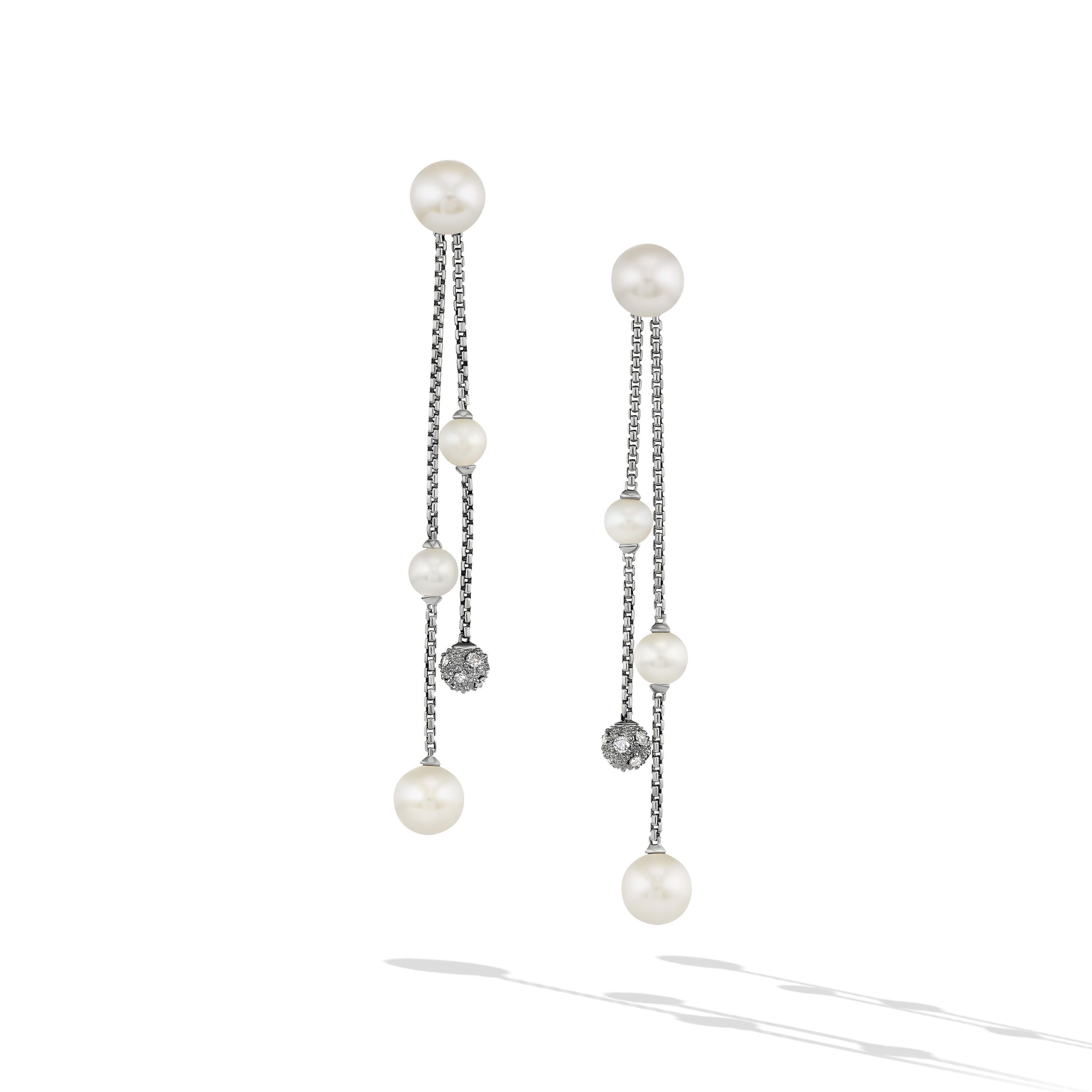 David Yurman o1w1db10525 E17783D Earrings in Silver and Diamond Size ONE SIZE - 1 Preview