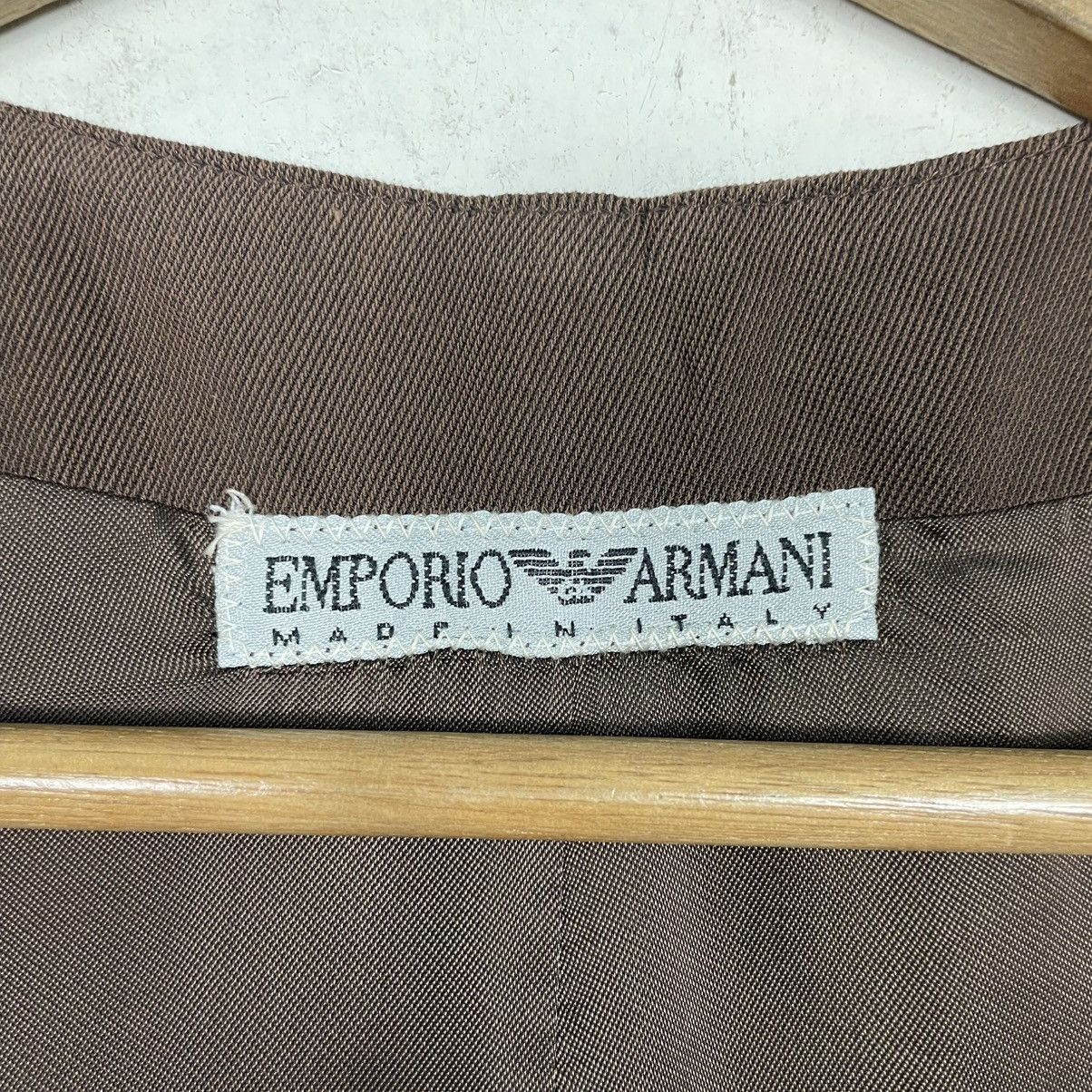 Emporio Armani Vintage Emporio Armani Zipper Rayon Vest Size US S / EU 44-46 / 1 - 14 Thumbnail