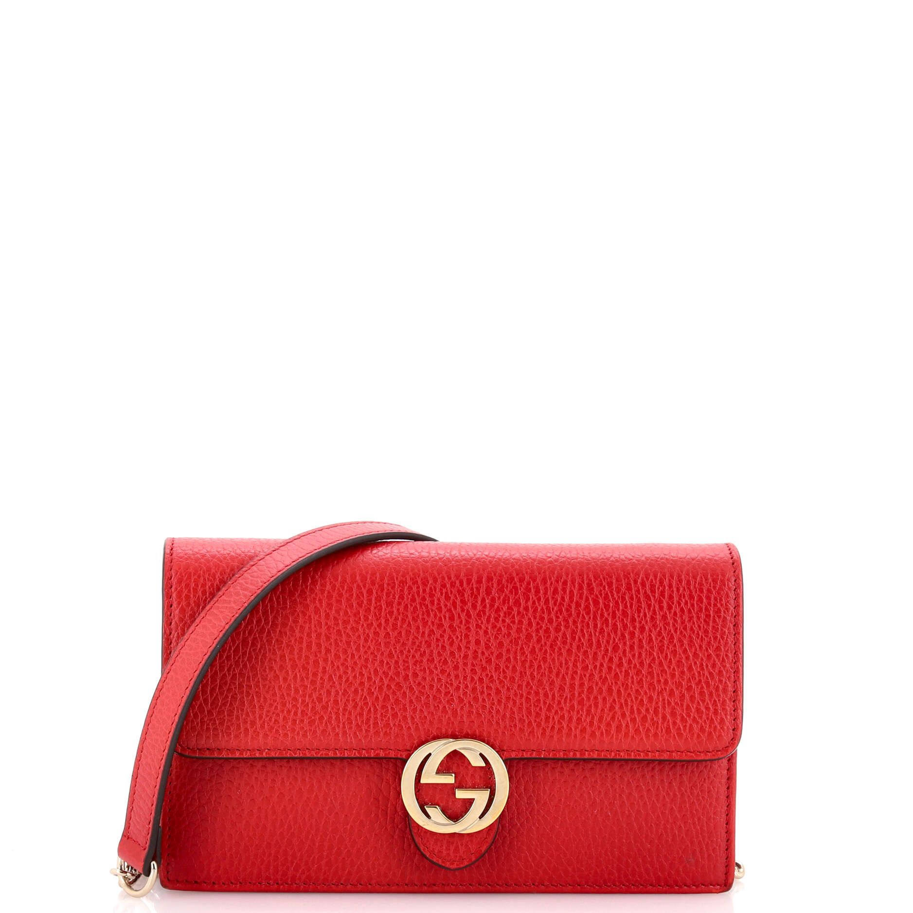 Gucci Interlocking Wallet on Chain Size ONE SIZE - 1 Thumbnail