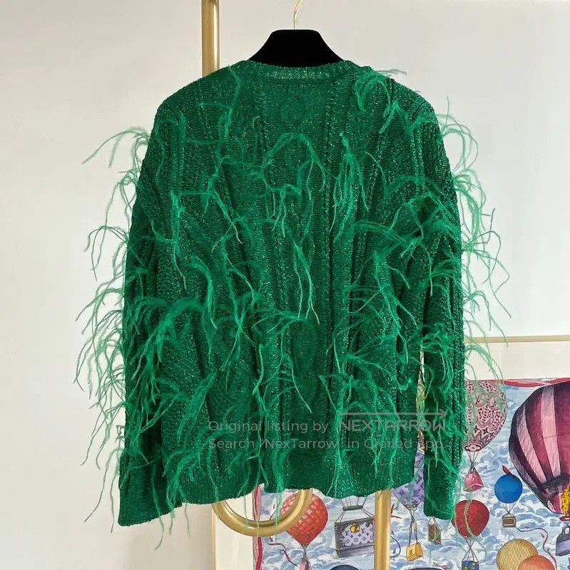 Valentino Valentino Green Long Sleeve Pullover Sweater . Size S / US 4 / IT 40 - 2 Thumbnail
