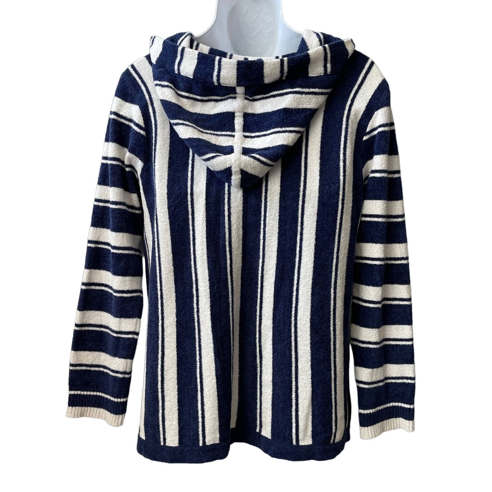 Faherty Faherty Brand Striped Sweater Knit Terry Baja Hoodie Size M Size M / US 6-8 / IT 42-44 - 3 Thumbnail