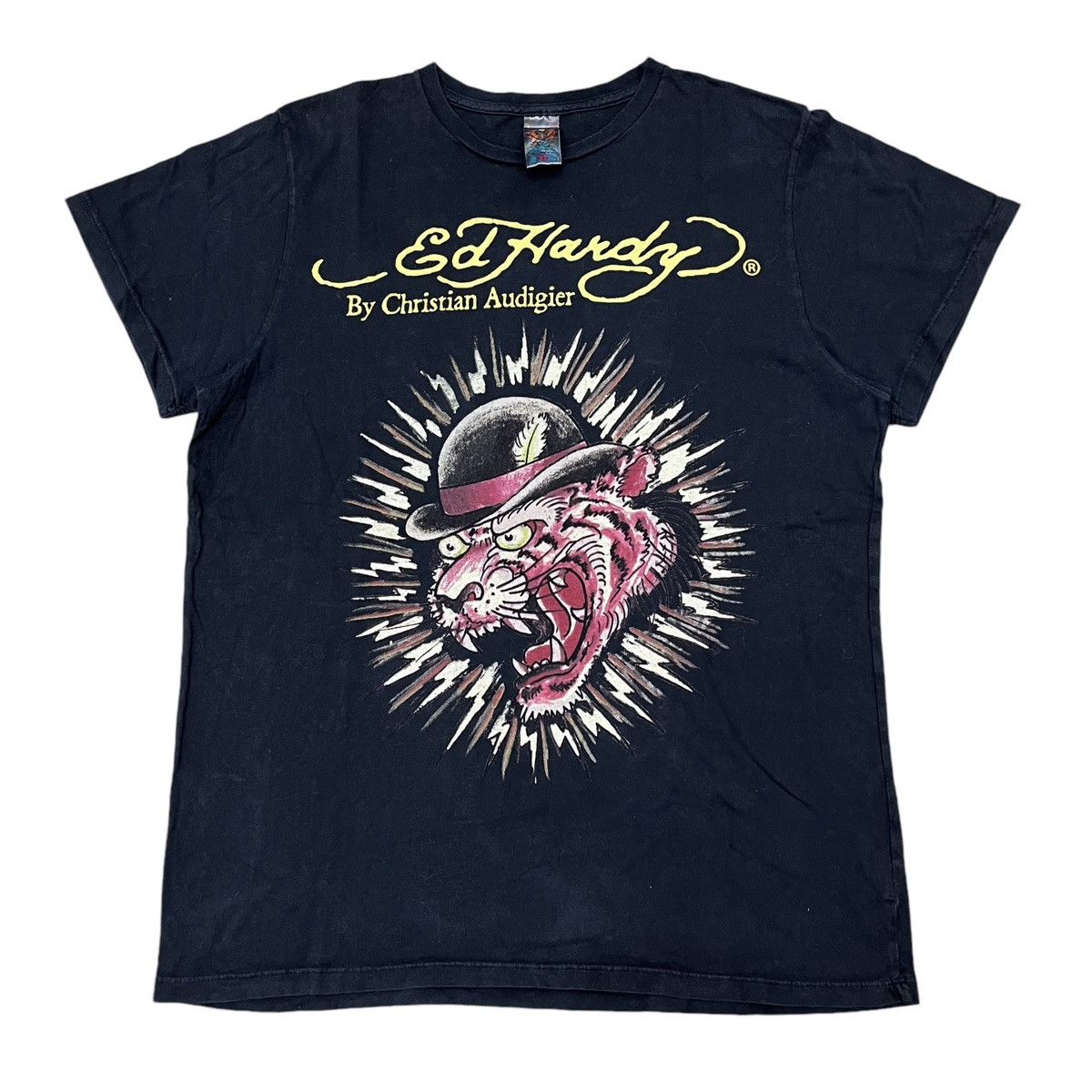 Christian Audigier × Ed Hardy Y2K Christian Audigier Ed Hardy Head Tiger Tee Size US XL / EU 56 / 4 - 1 Thumbnail