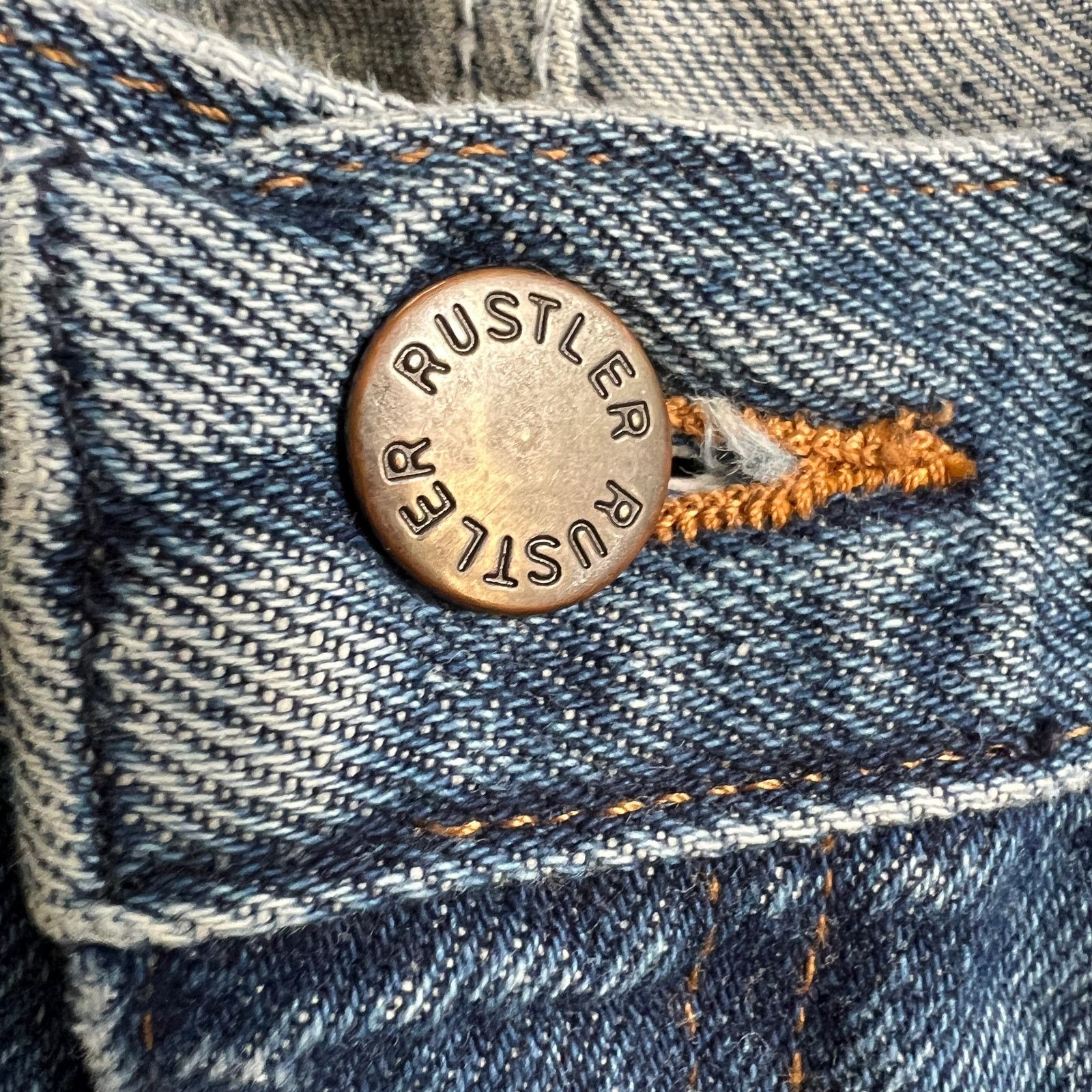 Rustler Rustler Classic Straight Leg Jeans Blue Denim Men 36x32 Size US 36 / EU 52 - 5 Thumbnail