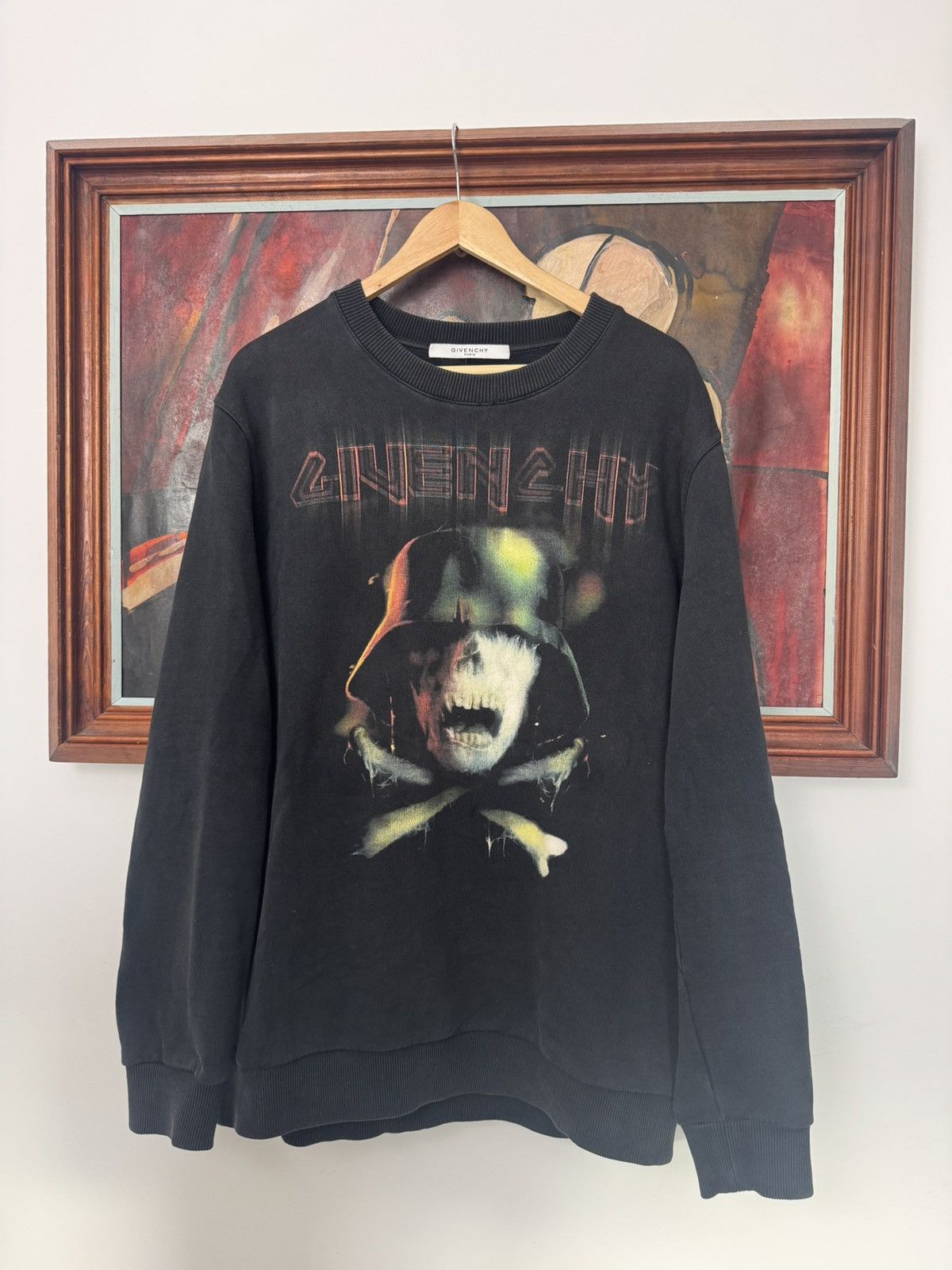 Givenchy Givenchy Skull Soldier Designer Sweatshirt Luxury Crewneck Size US M / EU 48-50 / 2 - 1 Thumbnail