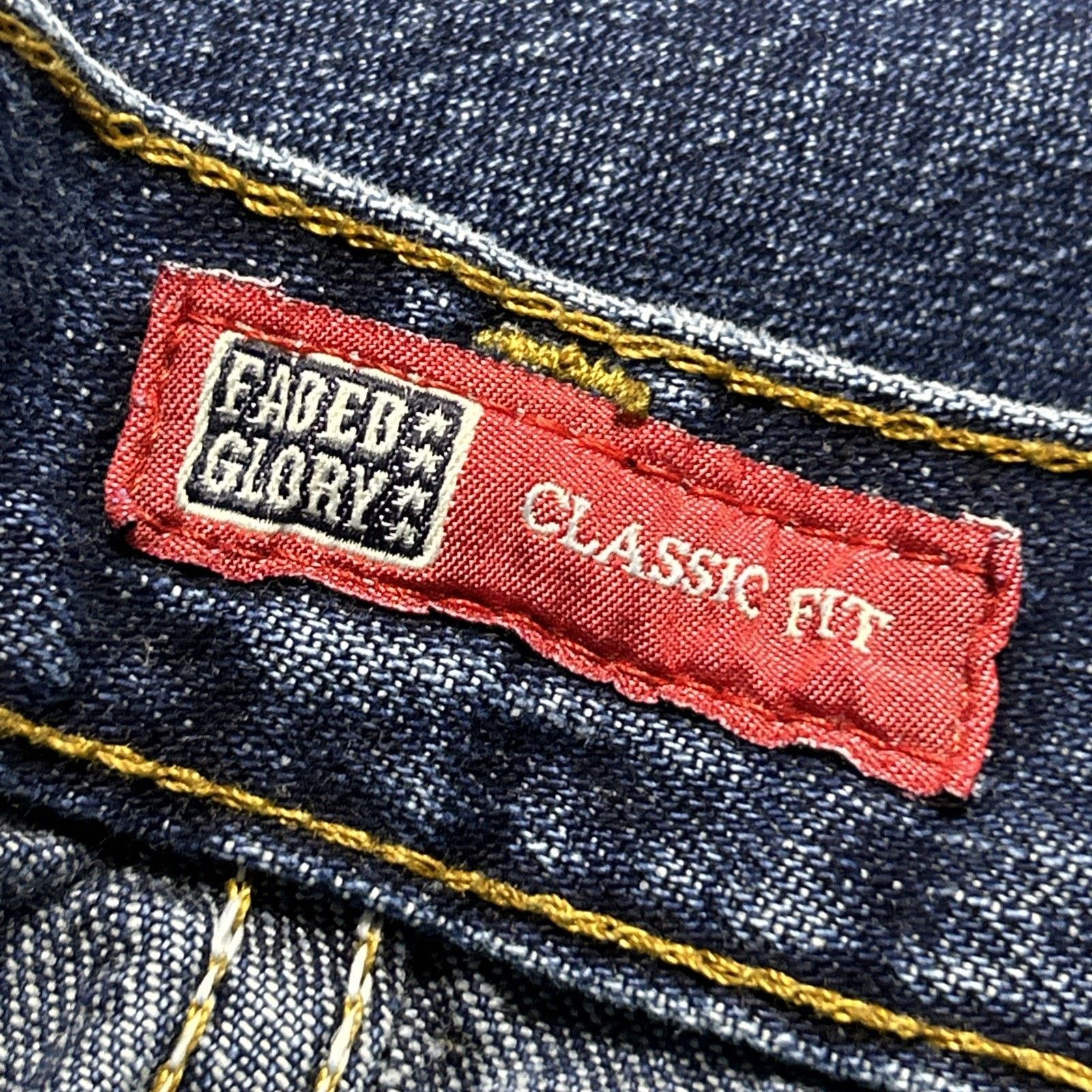 Faded Glory Beyond Baggy Jeans Womens 24W 43x28 Loose Hamilton Wide Size US 43 - 3 Thumbnail