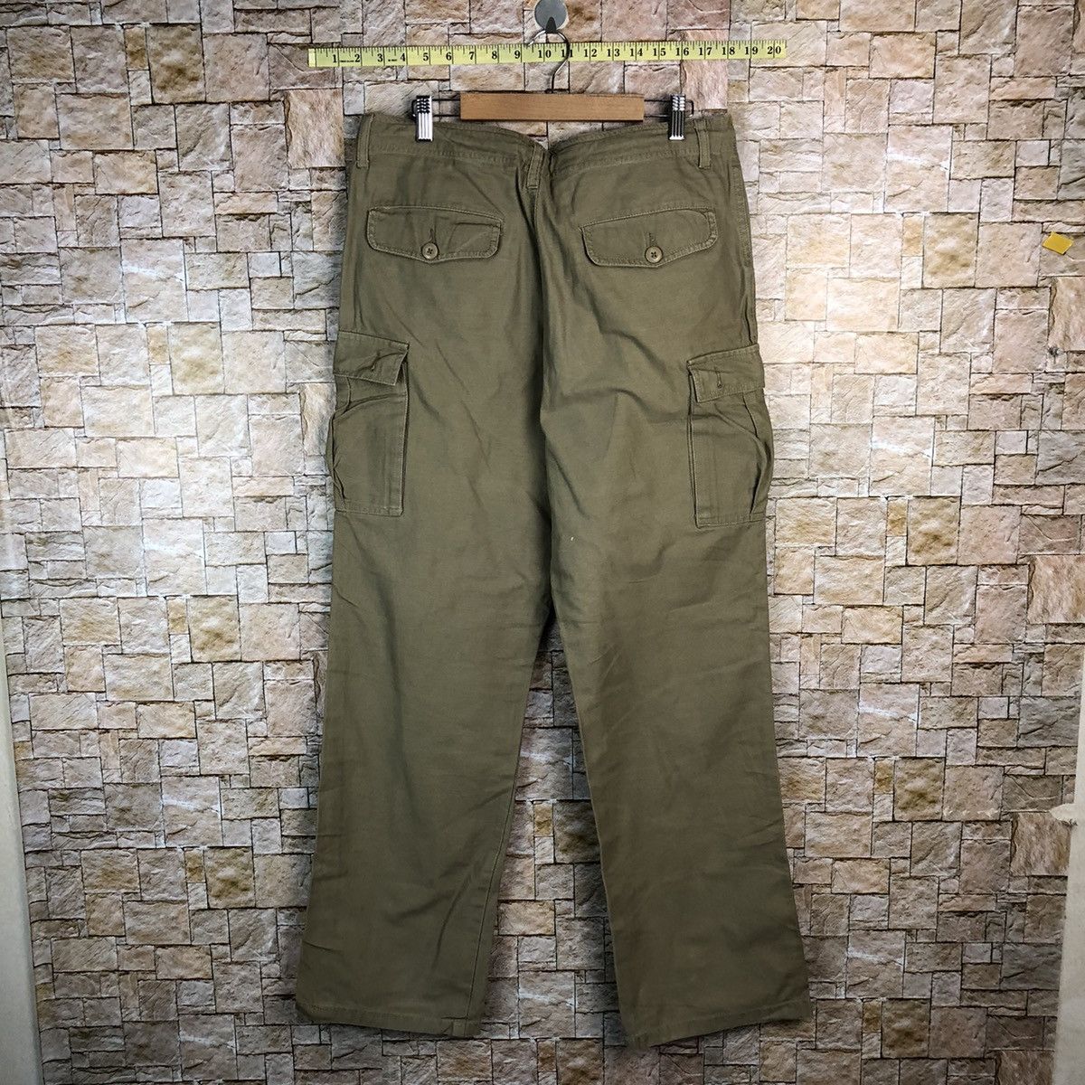 Japanese Brand Fullile Green utility tactical Cargo Multipocket Pants #A648 Size US 34 / EU 50 - 16 Thumbnail