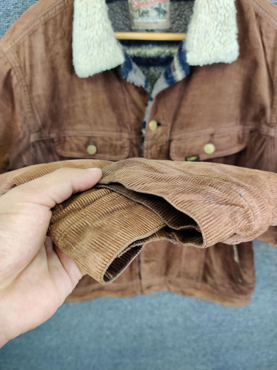 Lee Vintage Lee Storm Rider Coduroy Trucker Jacket Size US L / EU 52-54 / 3 - 13 Thumbnail