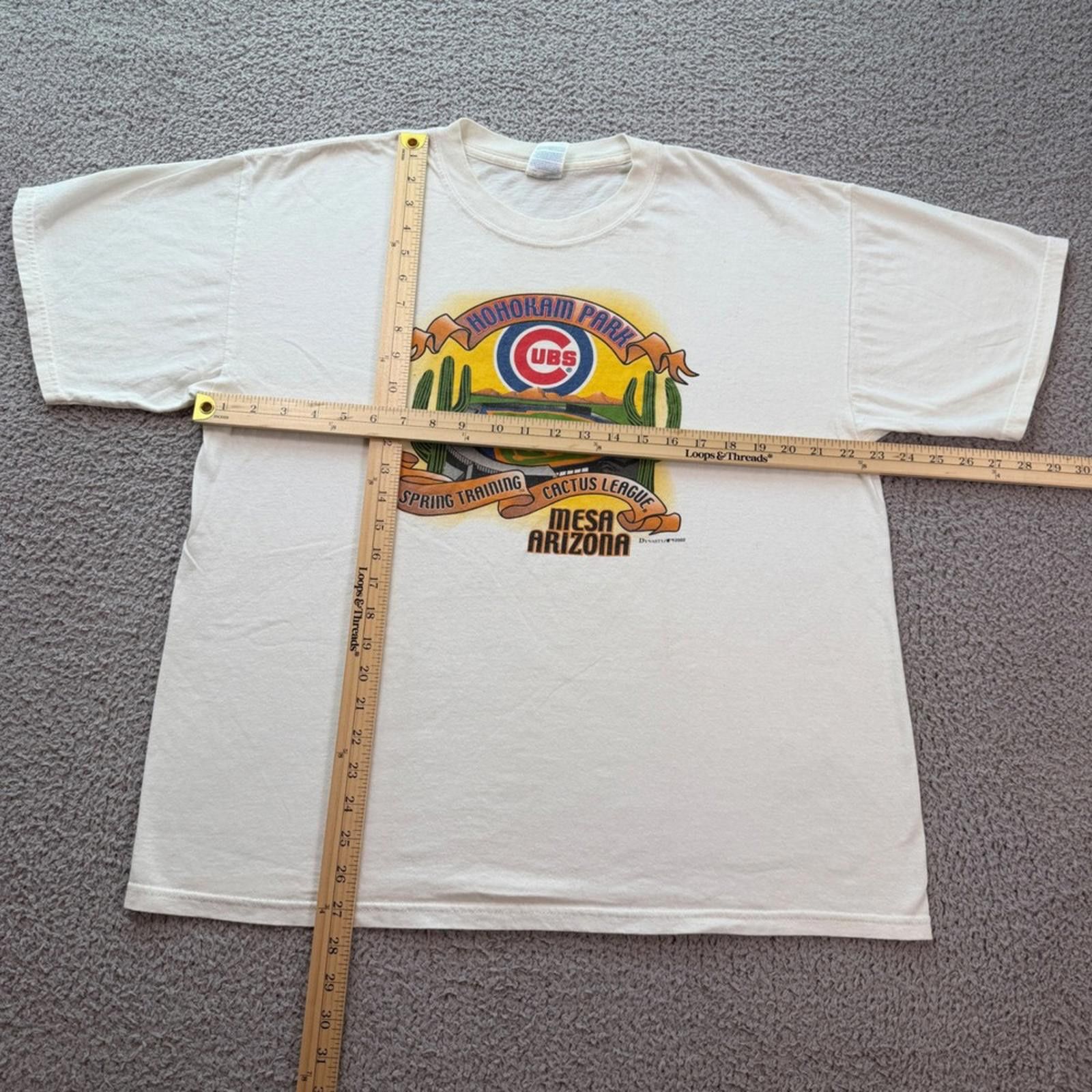 Gildan Vintage 2002 Chicago Cubs Hohokam Park Training T Shirt MLB Size US XL / EU 56 / 4 - 3 Thumbnail