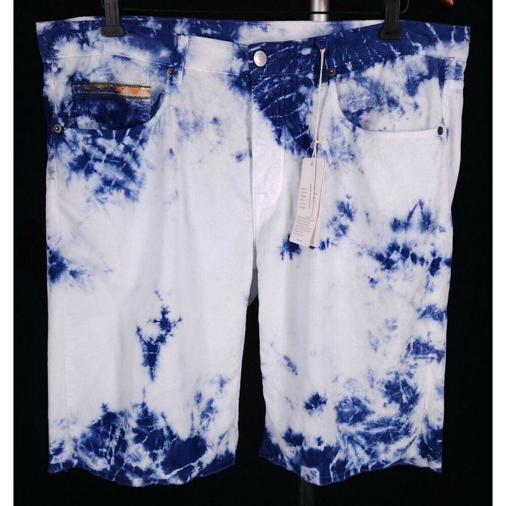 Massimo Alba Slim-Fit Tie-Dyed Cotton-Corduroy Shorts Size M