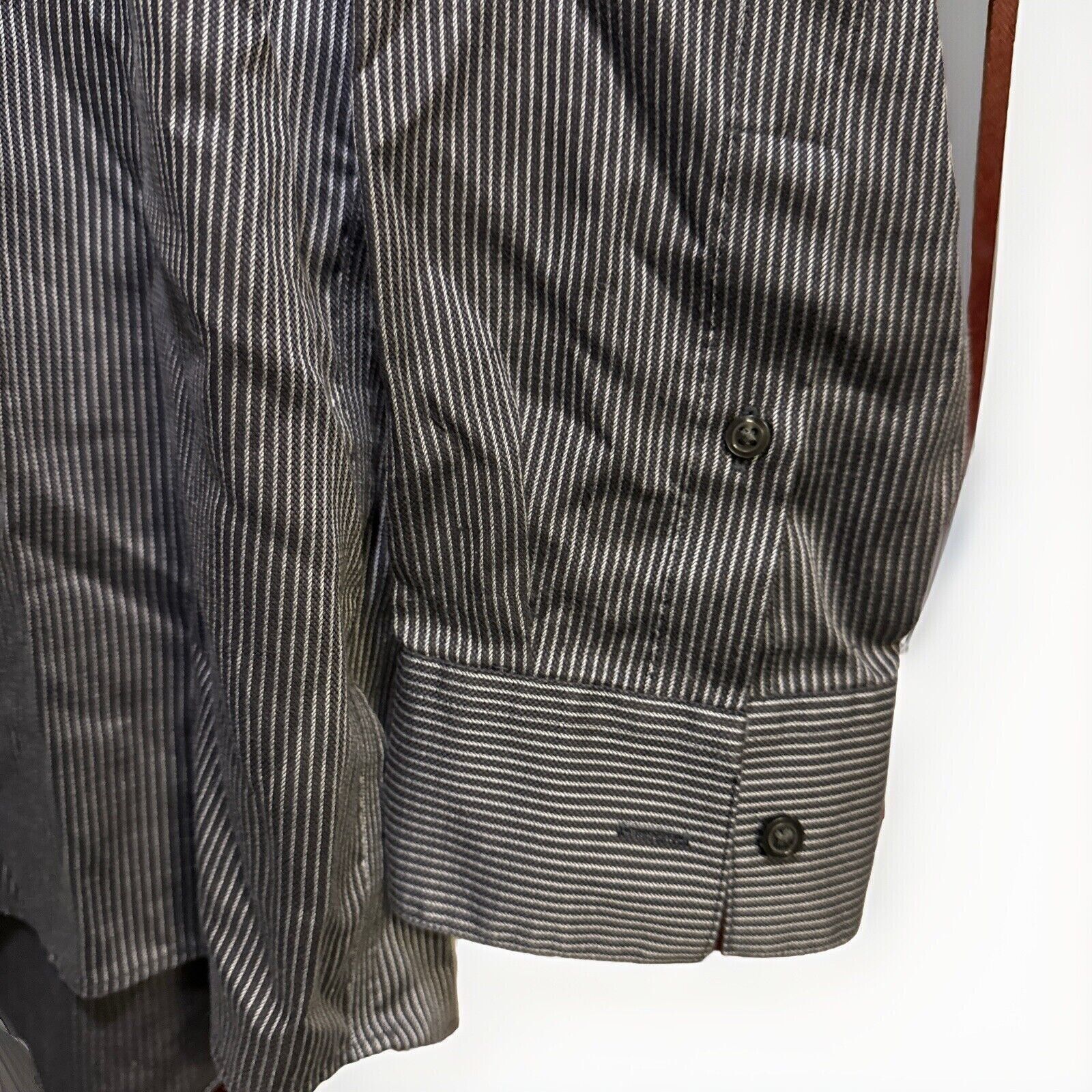 Calvin Klein Calvin Klein Premium Mens Button Down Shirt Blue No Iron Siz Size US L / EU 52-54 / 3 - 4 Thumbnail