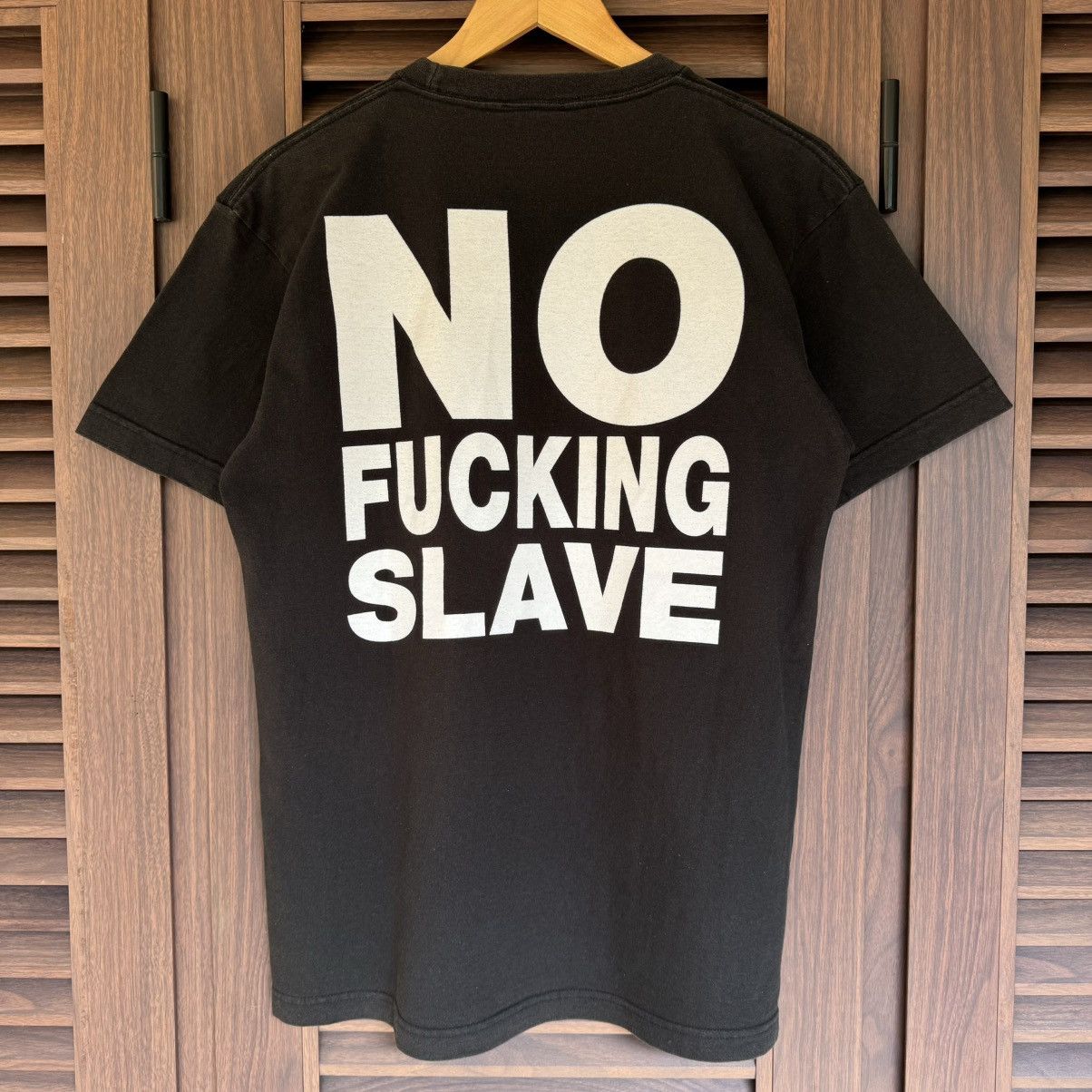 Band Tees × Vintage Vintage Napalm Death ‼️ NO FUCKING SLAVE ‼️ Size US M / EU 48-50 / 2 - 3 Thumbnail