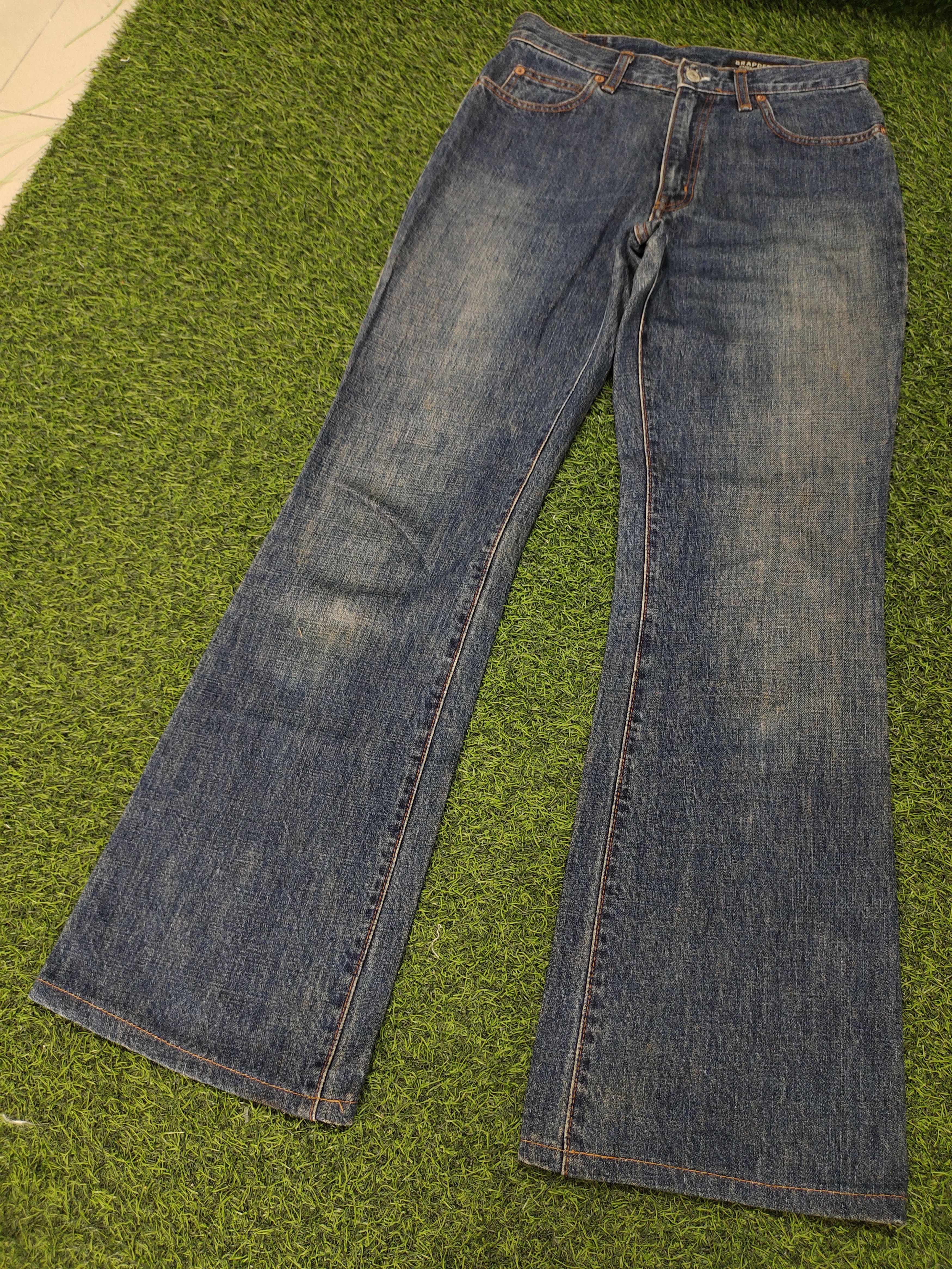 If Six Was Nine Flare Jeans Brappers Japan Faded Distress Denim Bootcut Lgb Size US 28 / EU 44 - 1 Thumbnail