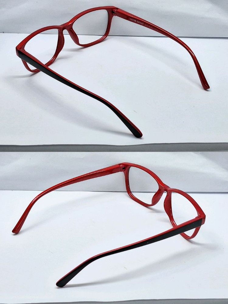 Foster Grant FOSTER GRANT NS1022 Glasses Frame Black & Red Unisex 52mm Size ONE SIZE - 2 Thumbnail