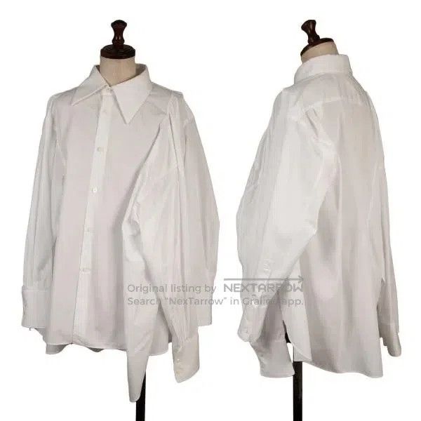 Comme des Garcons Comme Des Garcons White vintage four-sleeve design blouse Size XS / US 0-2 / IT 36-38 - 1 Thumbnail