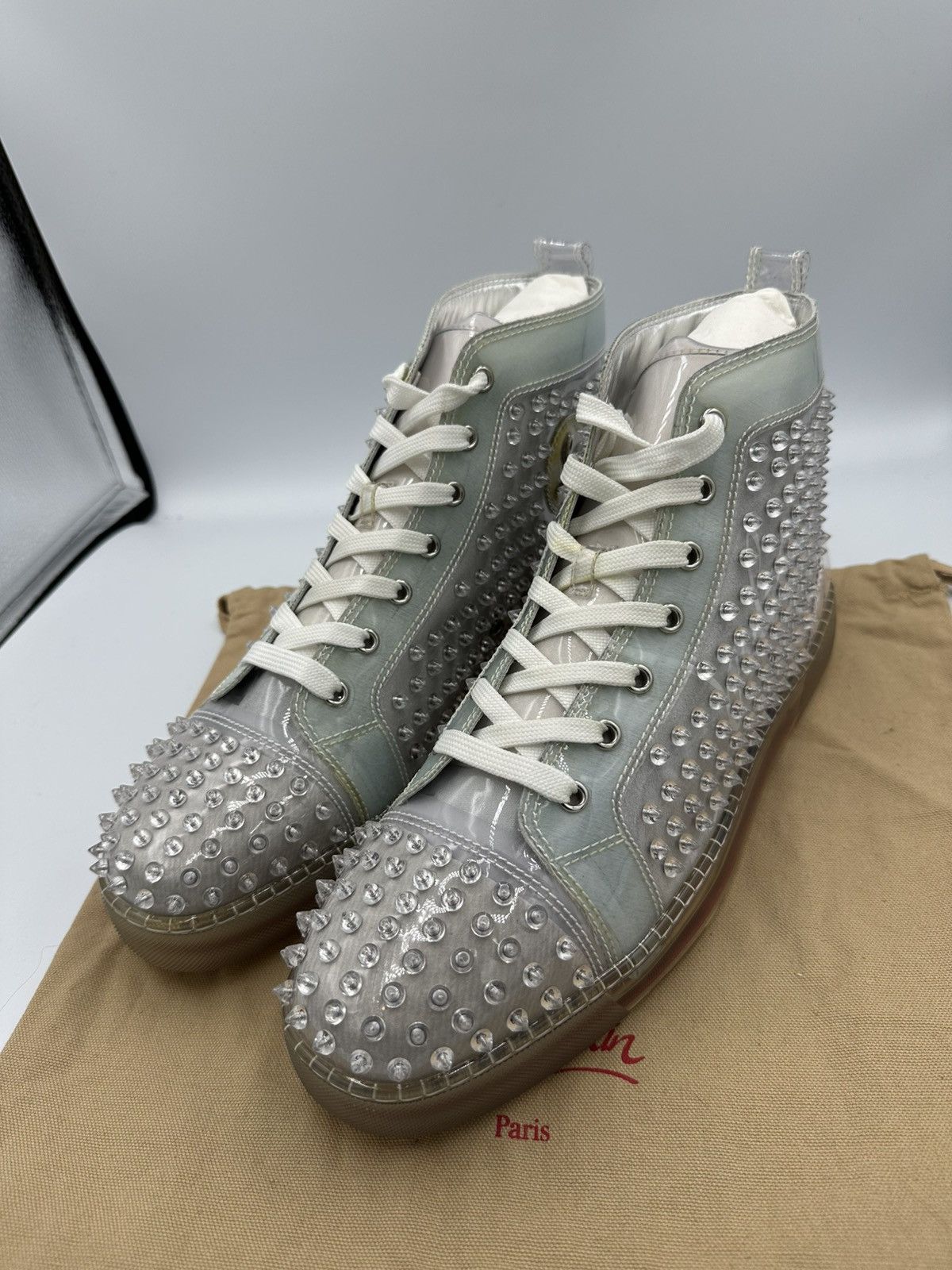 Christian Louboutin Christian Louboutin Spike Transparent Size US 13 / EU 46 - 13 Thumbnail