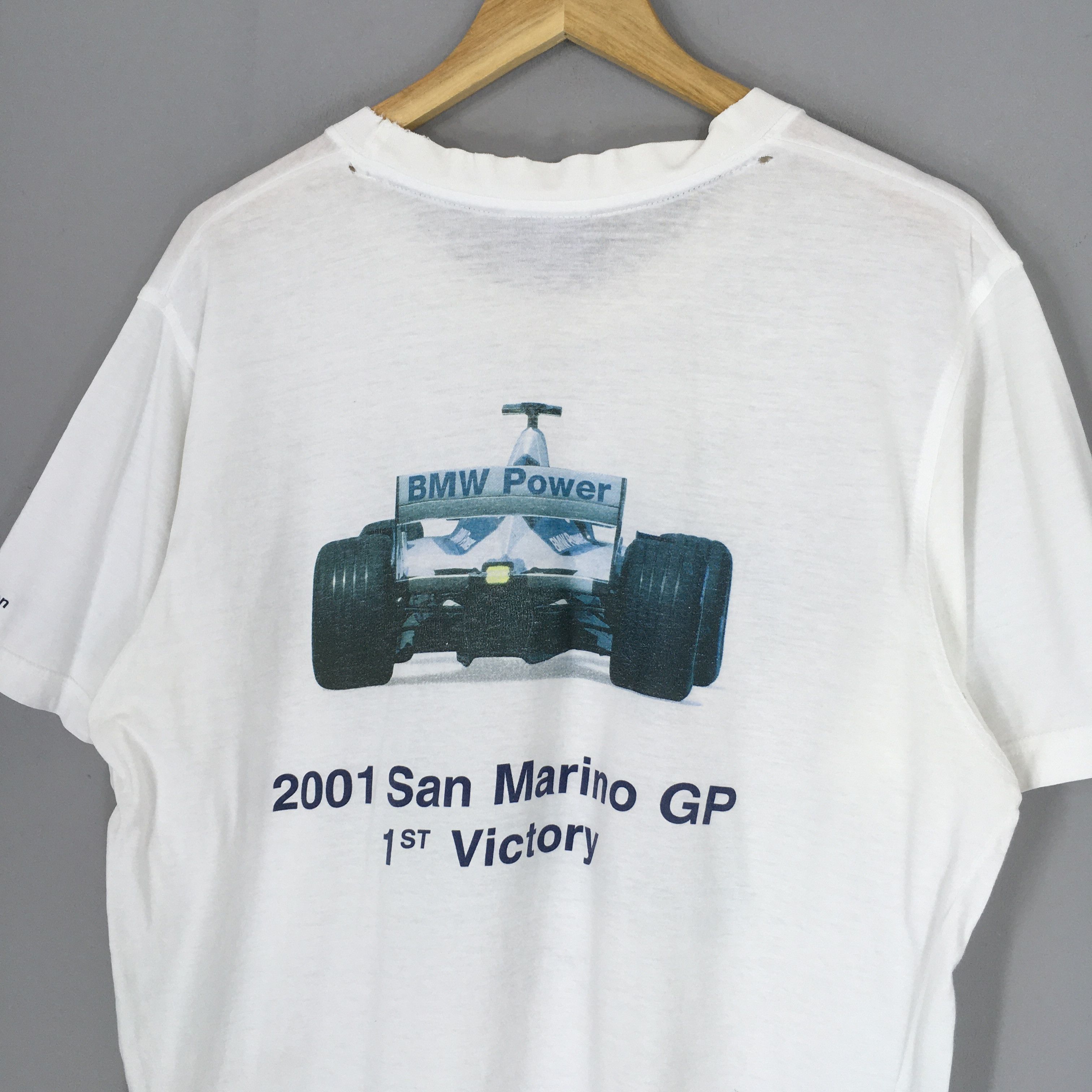 BMW × Formula 1 × Vintage Vintage Distressed BMW Williams F1 Team White T Shirt Medium Size US M / EU 48-50 / 2 - 10 Thumbnail