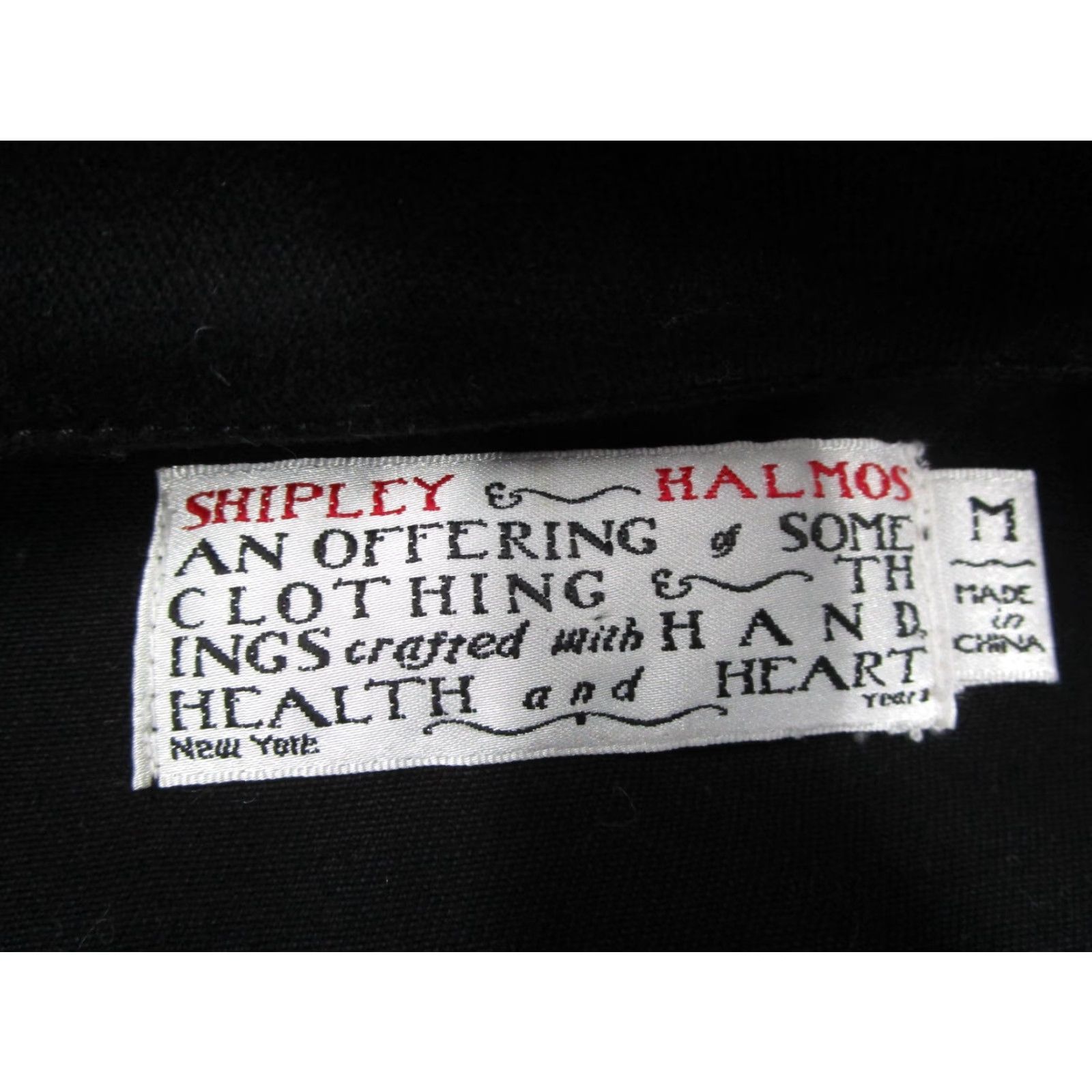 Vintage Shipley & Halmos Jacket Mens Medium Black Cotton Zip Cuff Lined Casual Trucker Size US M / EU 48-50 / 2 - 3 Thumbnail