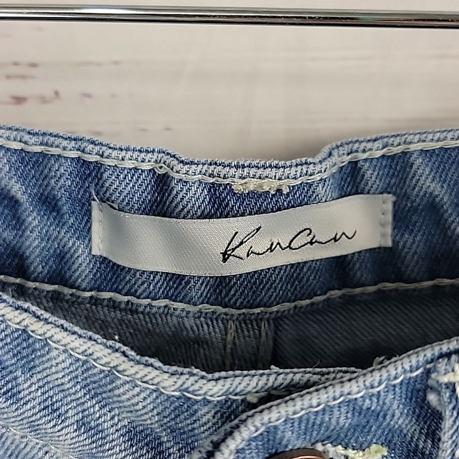 Other Light Wash Distressed Denim Cut Off Shorts Size 25 Size 25" / US 0 / IT 36 - 8 Thumbnail