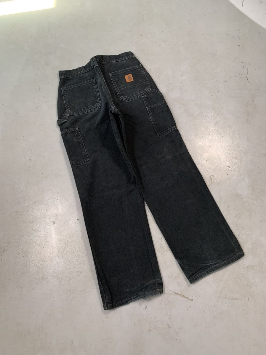 Carhartt Vintage Carhartt B11 blk carpenter workwear denim Size US 30 / EU 46 - 2 Thumbnail