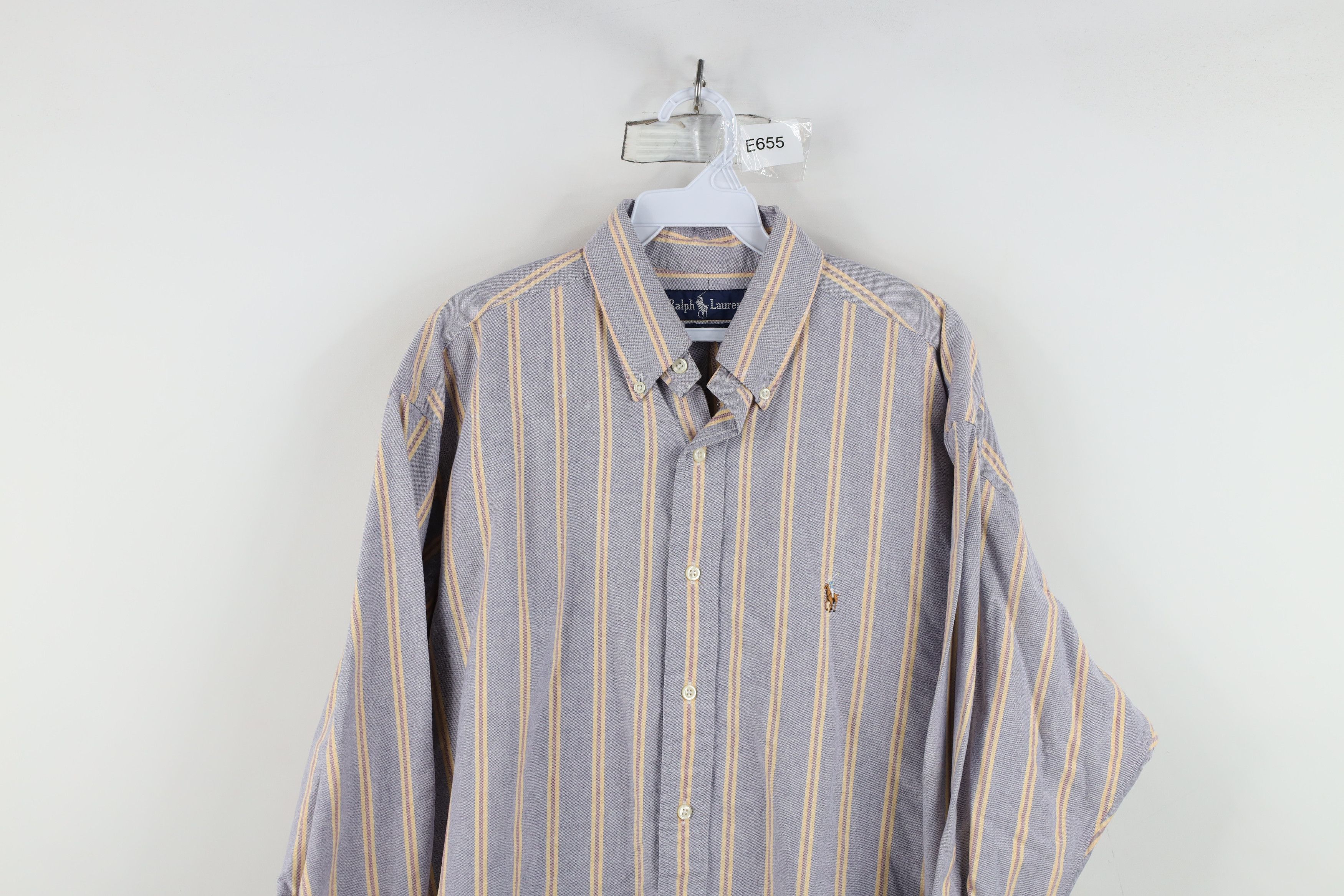 Ralph Lauren Vintage 90s Ralph Lauren Oxford Collared Button Down Shirt Size US M / EU 48-50 / 2 - 2 Thumbnail