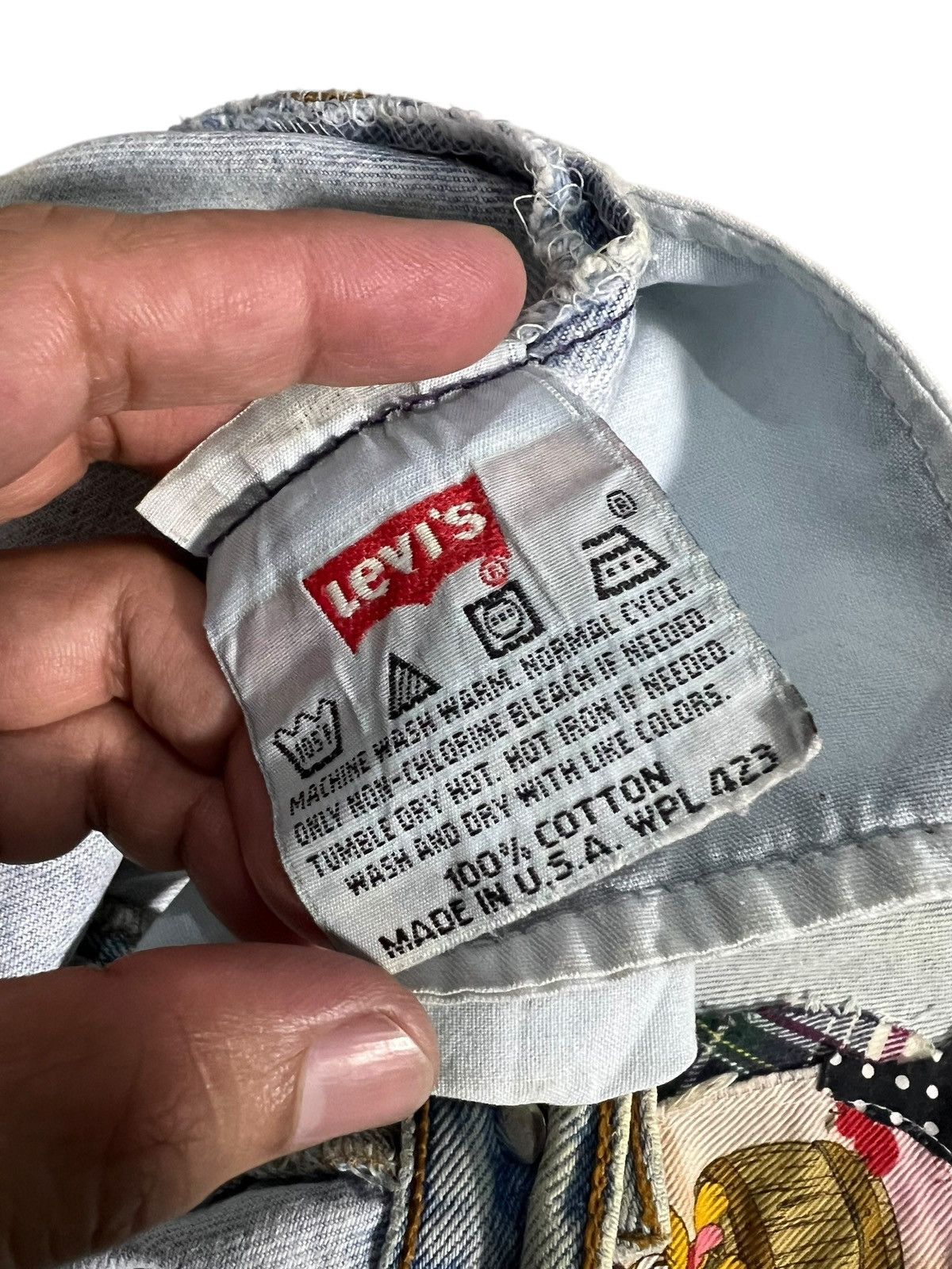 Levi's Vintage Levis 501 Patchwork Faded Jean Size US 30 / EU 46 - 23 Thumbnail