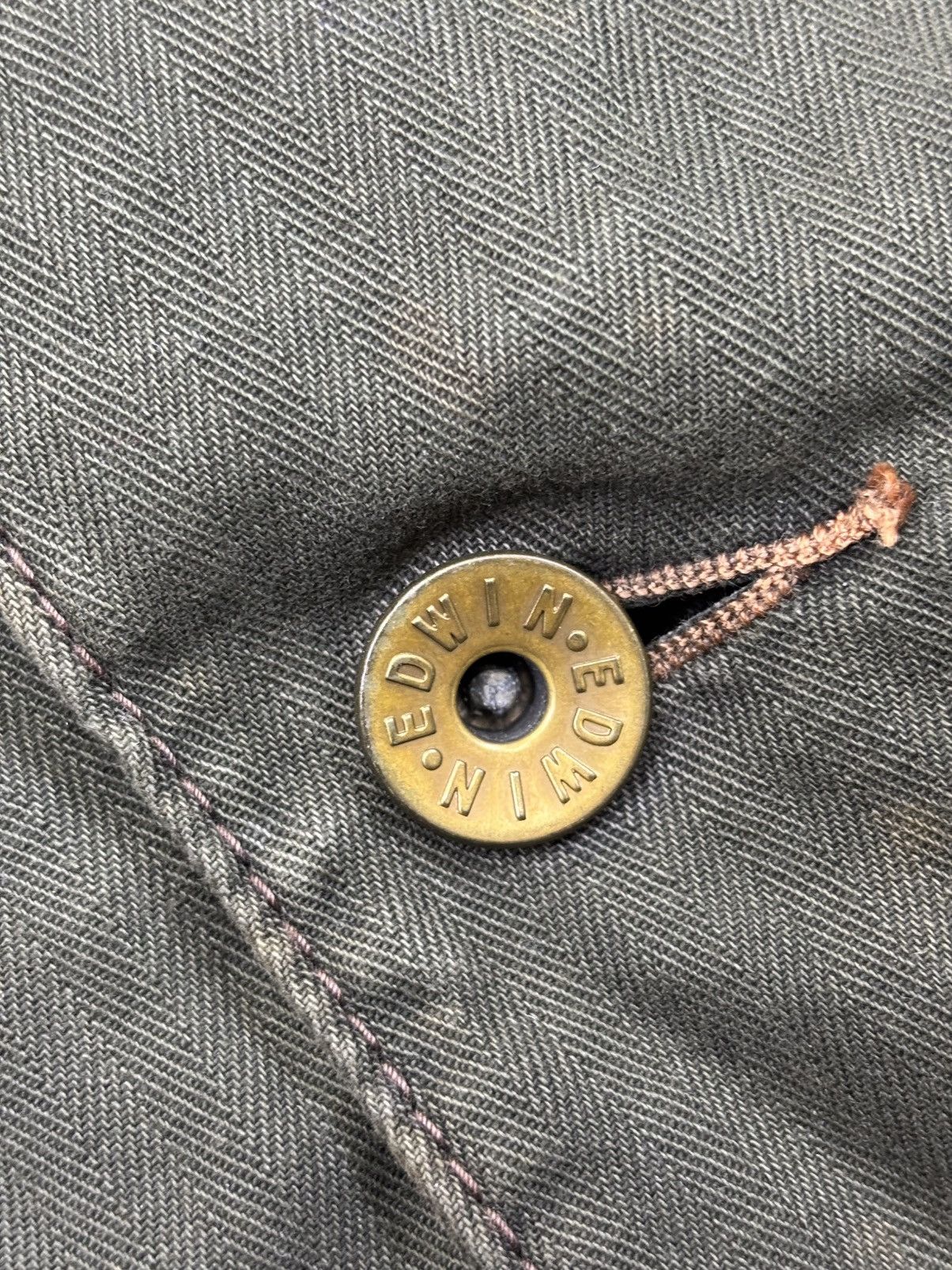 Edwin 💥Archival💥Edwin Guerilla Style HBT Fabric Jacket F919 Size US L / EU 52-54 / 3 - 9 Thumbnail