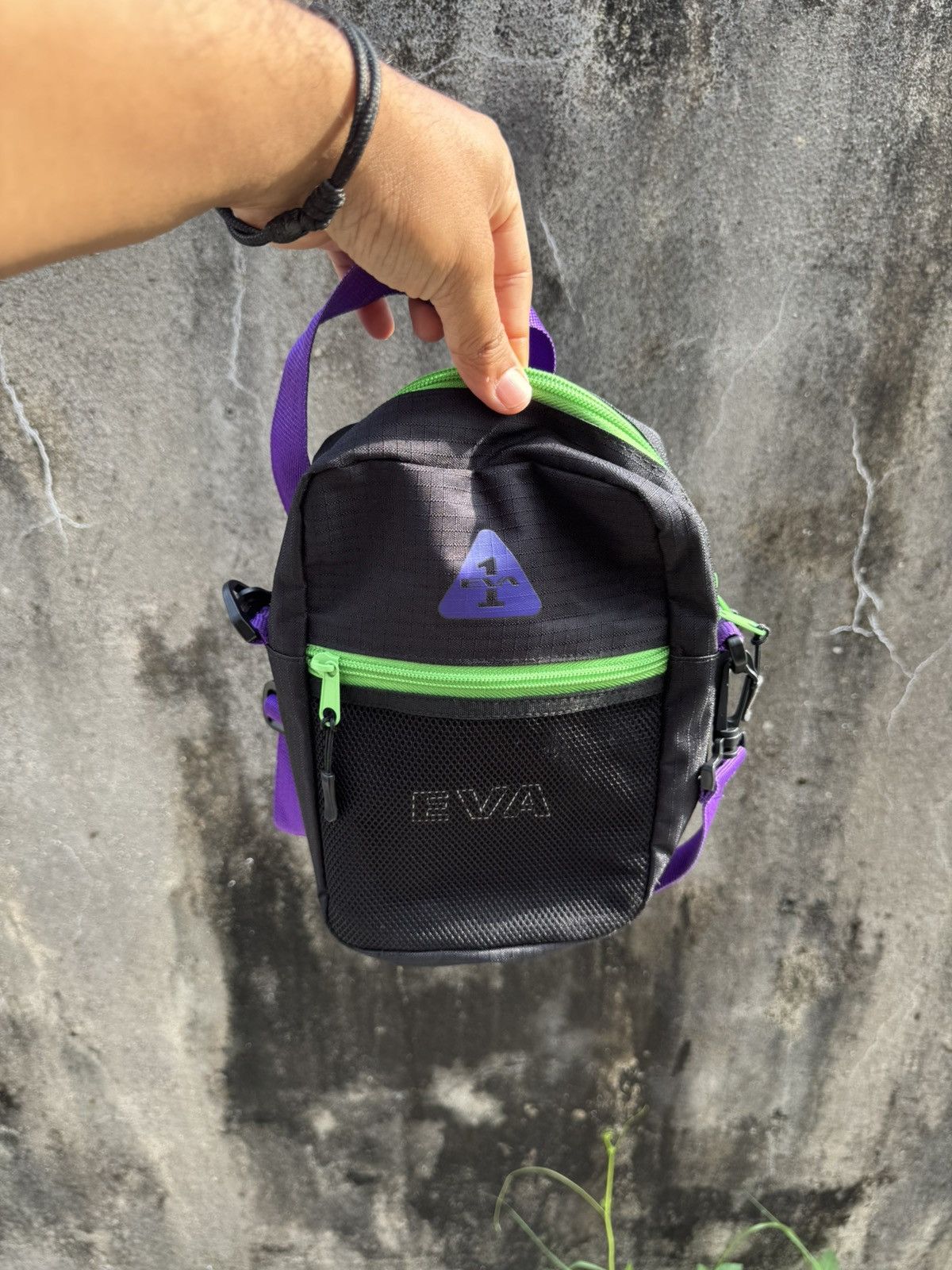 Anime × Cartoon Network Rare !!! Neon Genesis Evangelion Sling Bag Size ONE SIZE - 7 Thumbnail