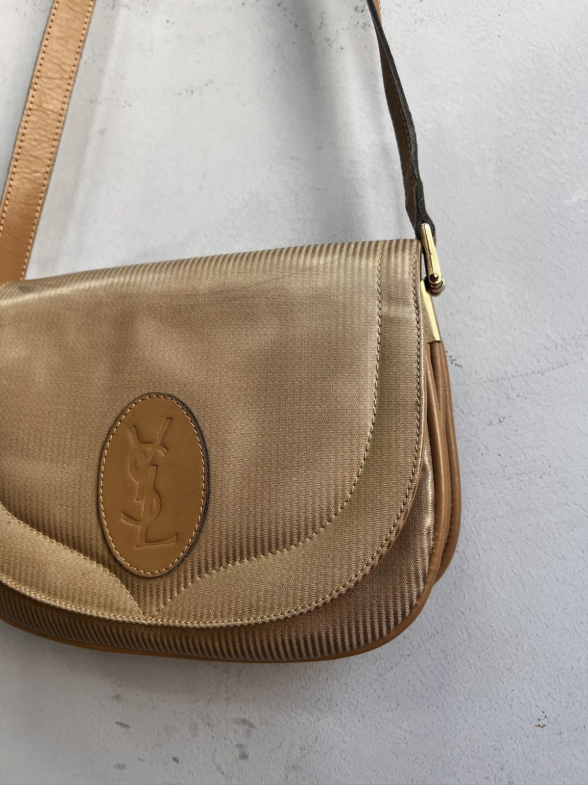 Yves Saint Laurent Retro Yves Saint Laurent 80s shoulder archive leather bag Size ONE SIZE - 3 Thumbnail
