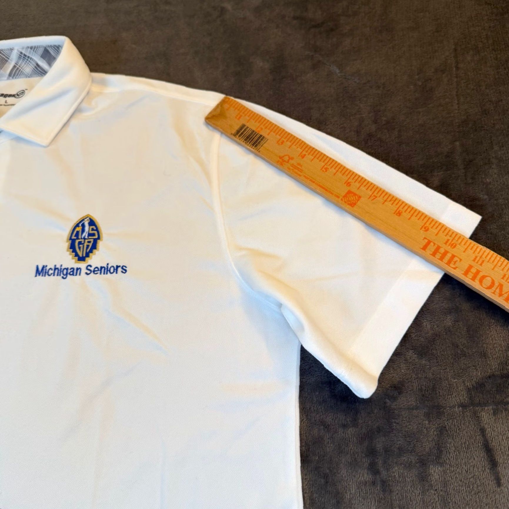 Vintage VINTAGE not applicable; ensure title uses original words only. Paragon XP White Michigan Seniors Golf Polo Shirt UPF 50+ Mens Large NWT Size US L / EU 52-54 / 3 - 7 Thumbnail