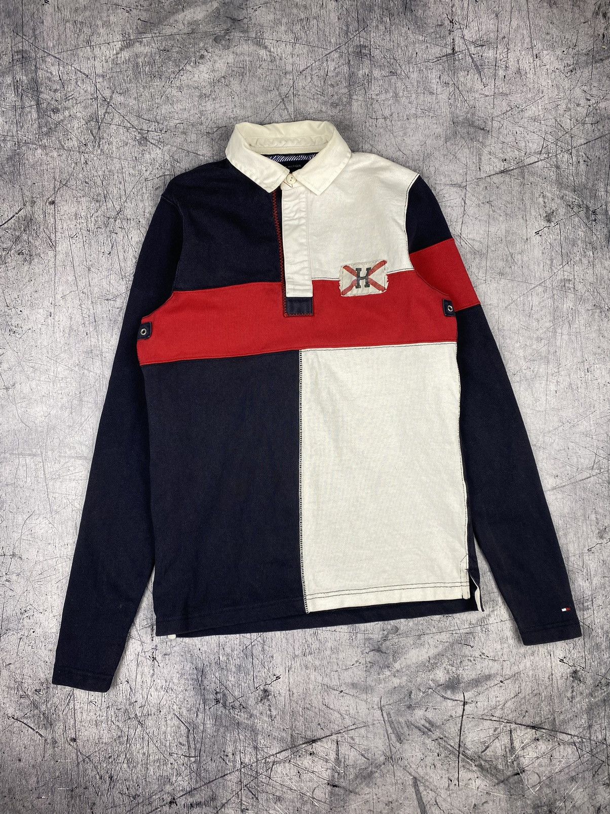 Tommy Hilfiger Polo Tommy Hilfiger Rugby Shirt Vintage Size S Size US S / EU 44-46 / 1 - 2 Thumbnail