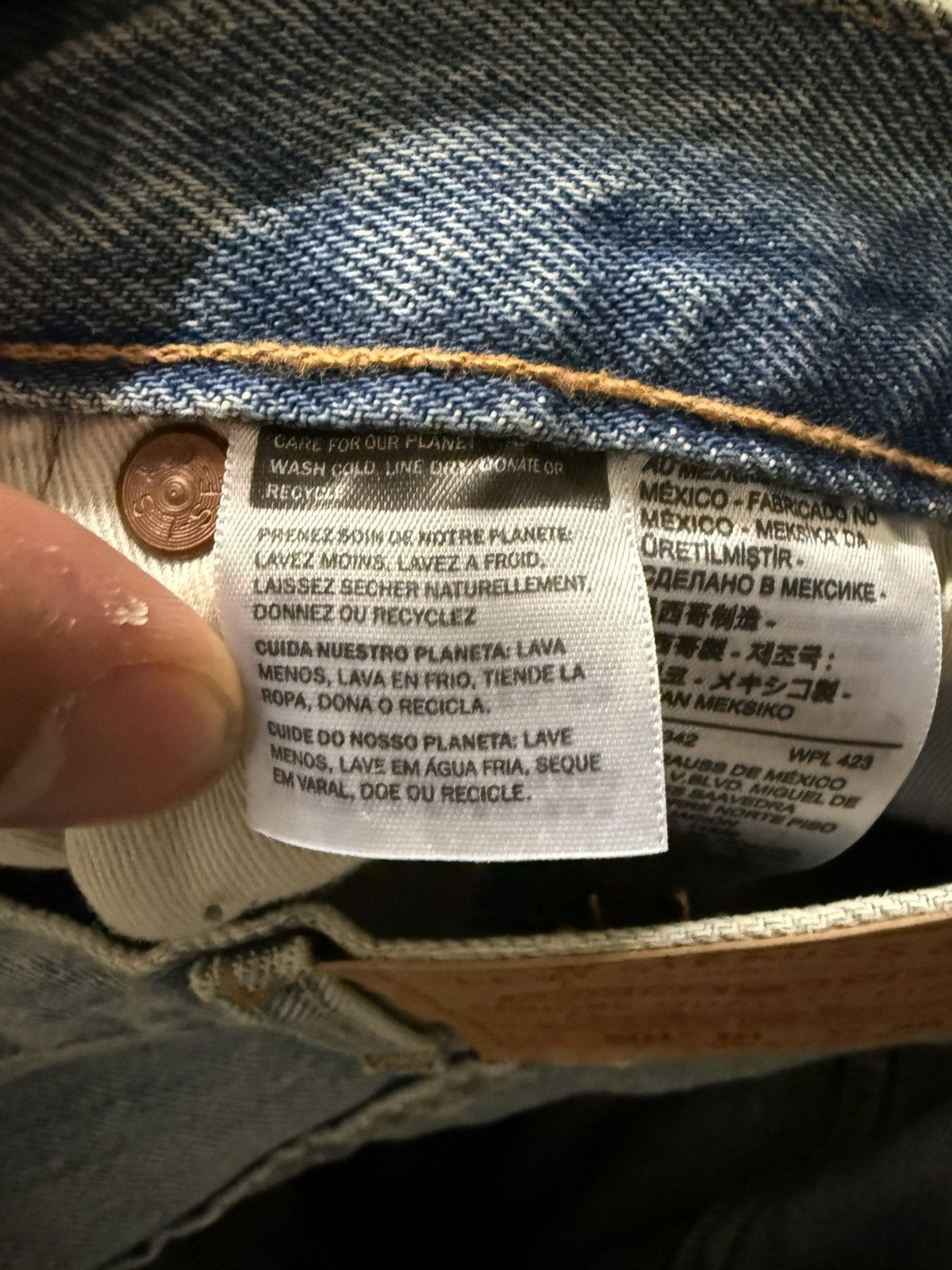 DENIM TEARS Denim Tears x Offset 501 Jeans Light Wash Size US 38 / EU 54 - 6 Thumbnail