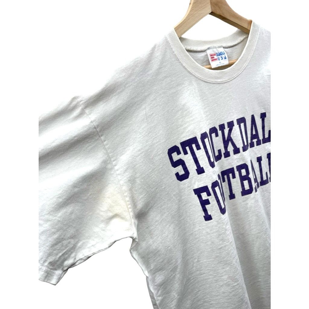 Vintage Vintage 1990's Stockdale Football Graphic T-Shirt Size US XL / EU 56 / 4 - 6 Thumbnail