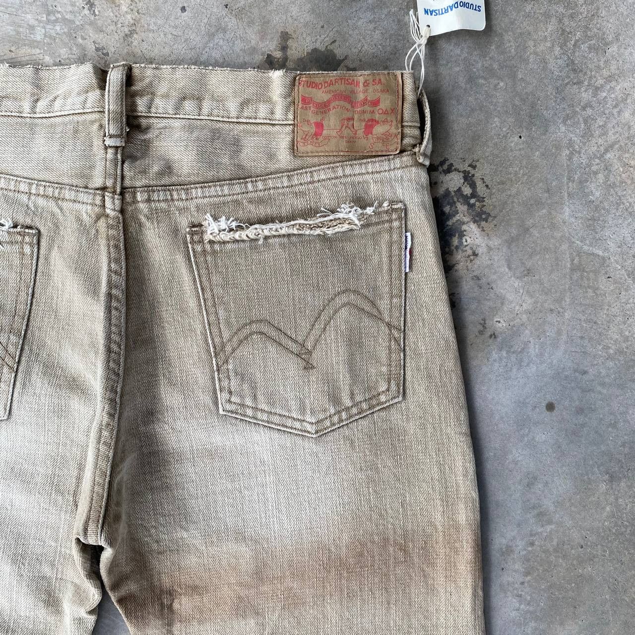 Studio D'Artisan VINTAGE STUDIO DARTISAN PRISONER DENIM DISTRESSED W28 Size US 28 / EU 44 - 10 Thumbnail
